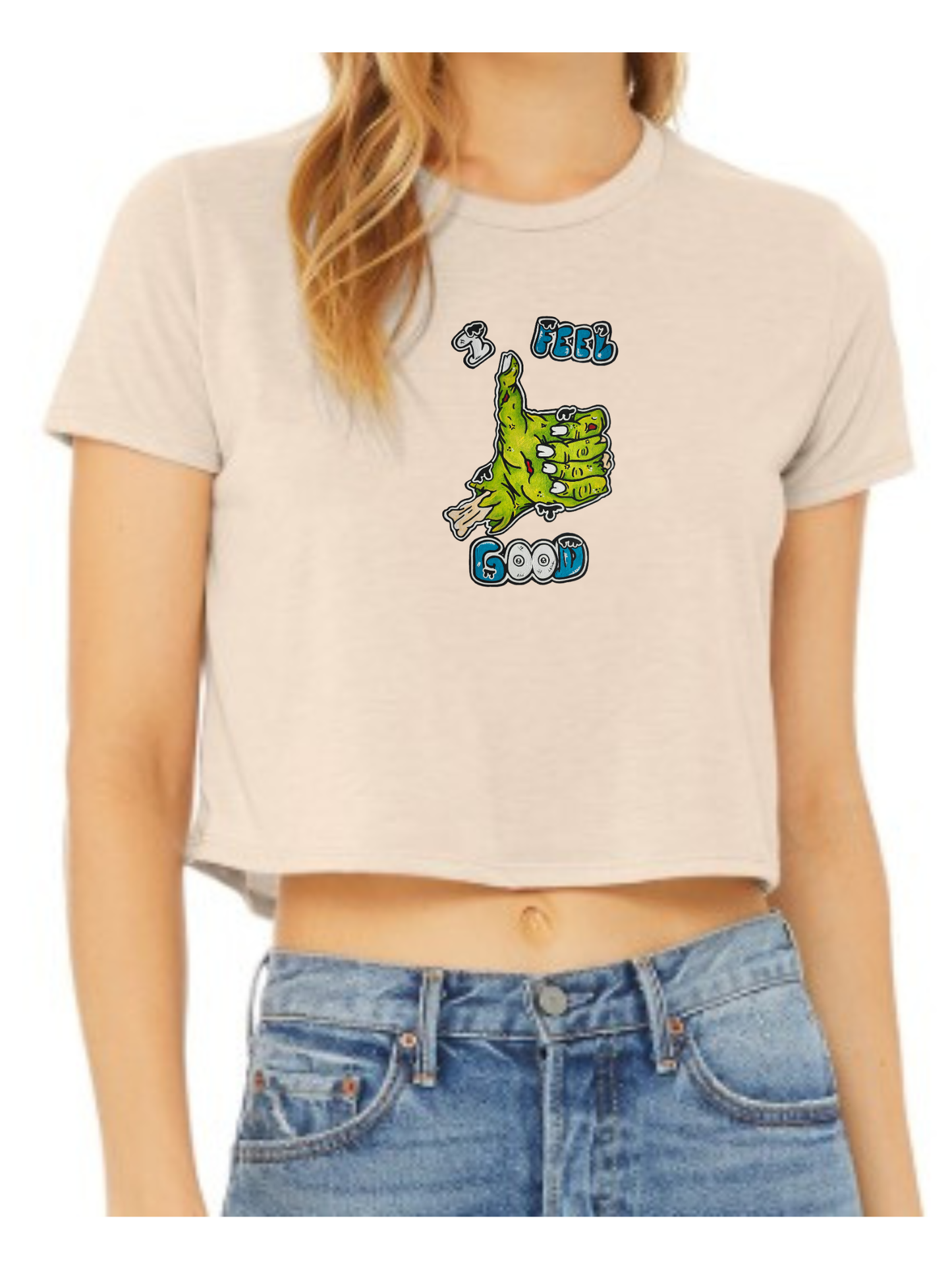Crop top I feel good
