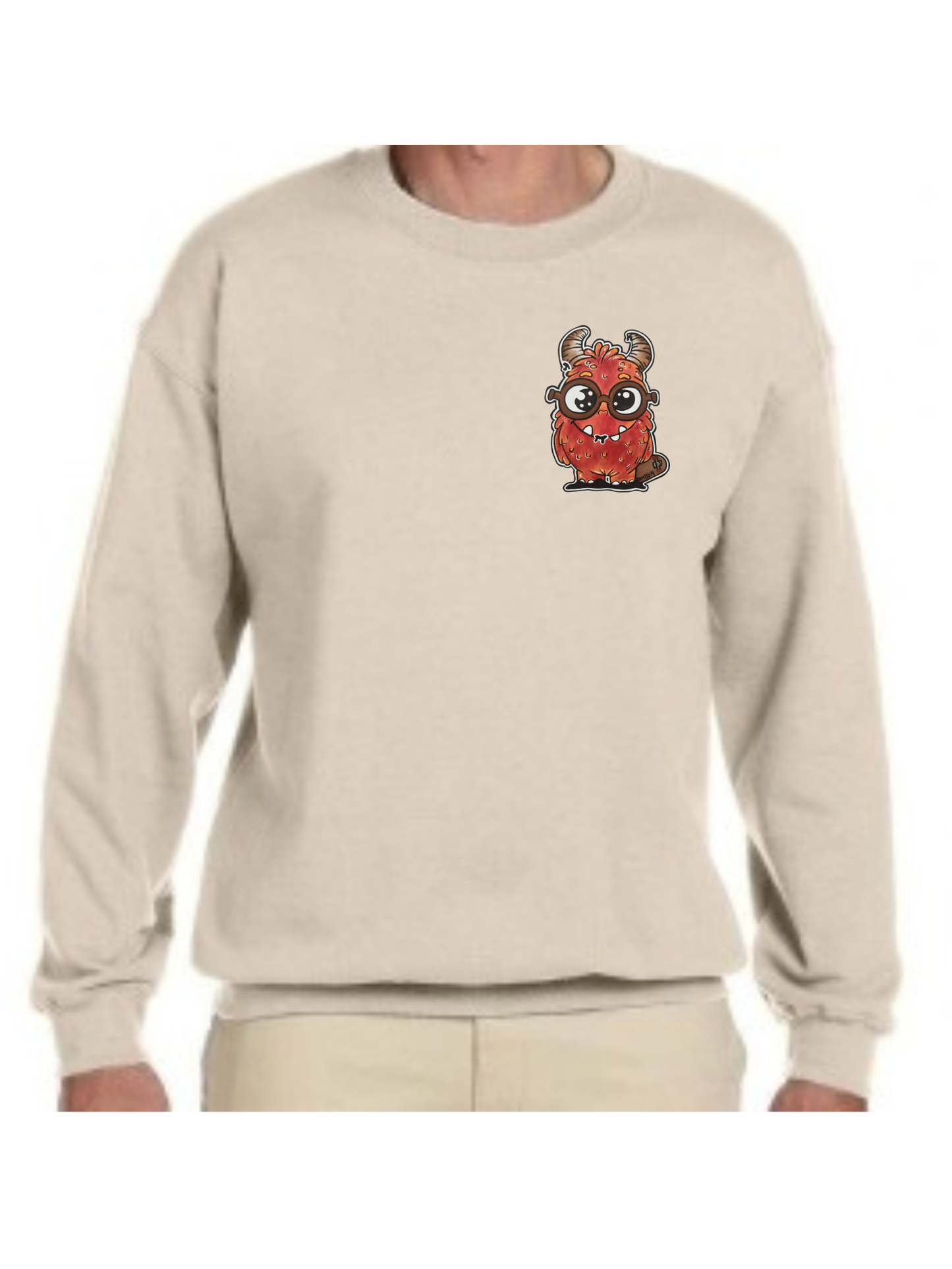 Crewneck Monstre rouge