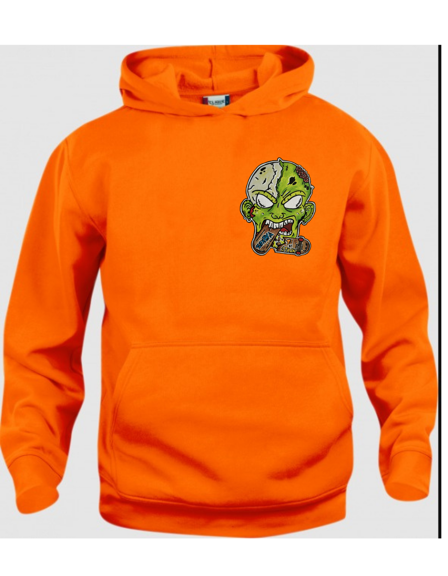 Hoodies zombie qui mange skate