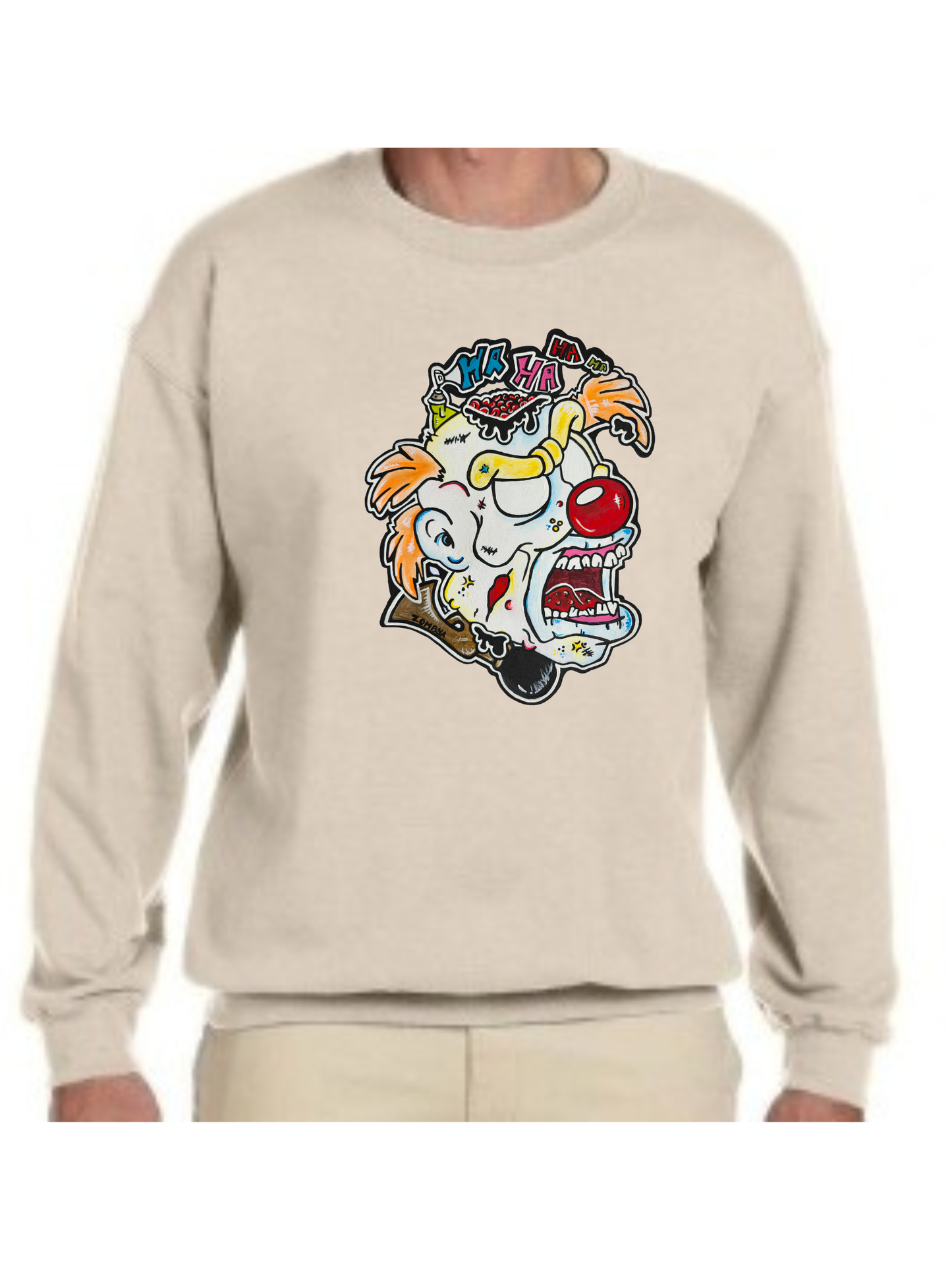 Crewneck Zombie clown