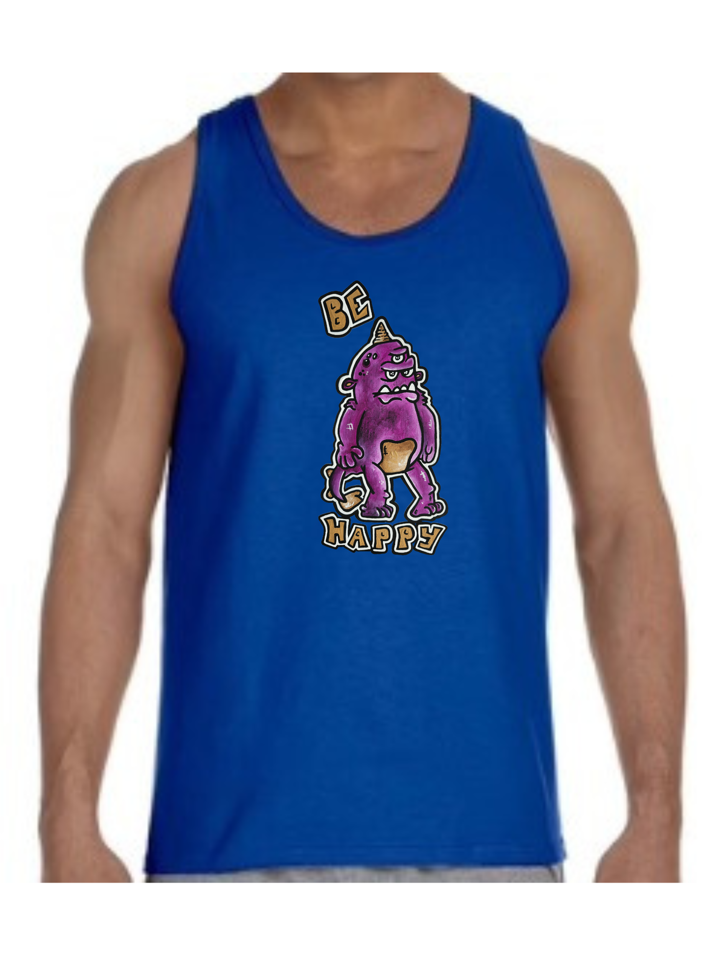 Camisole homme Be happy