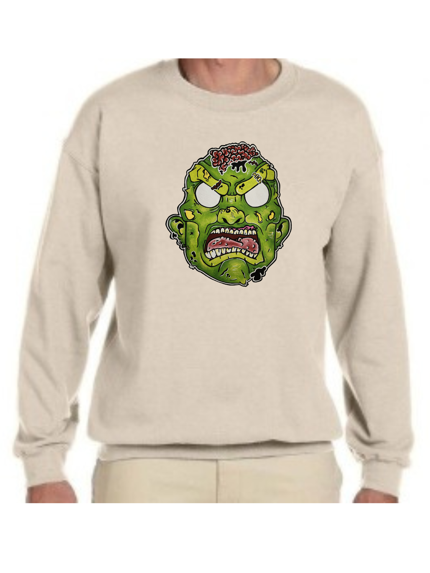 Crewneck Tête de zombie
