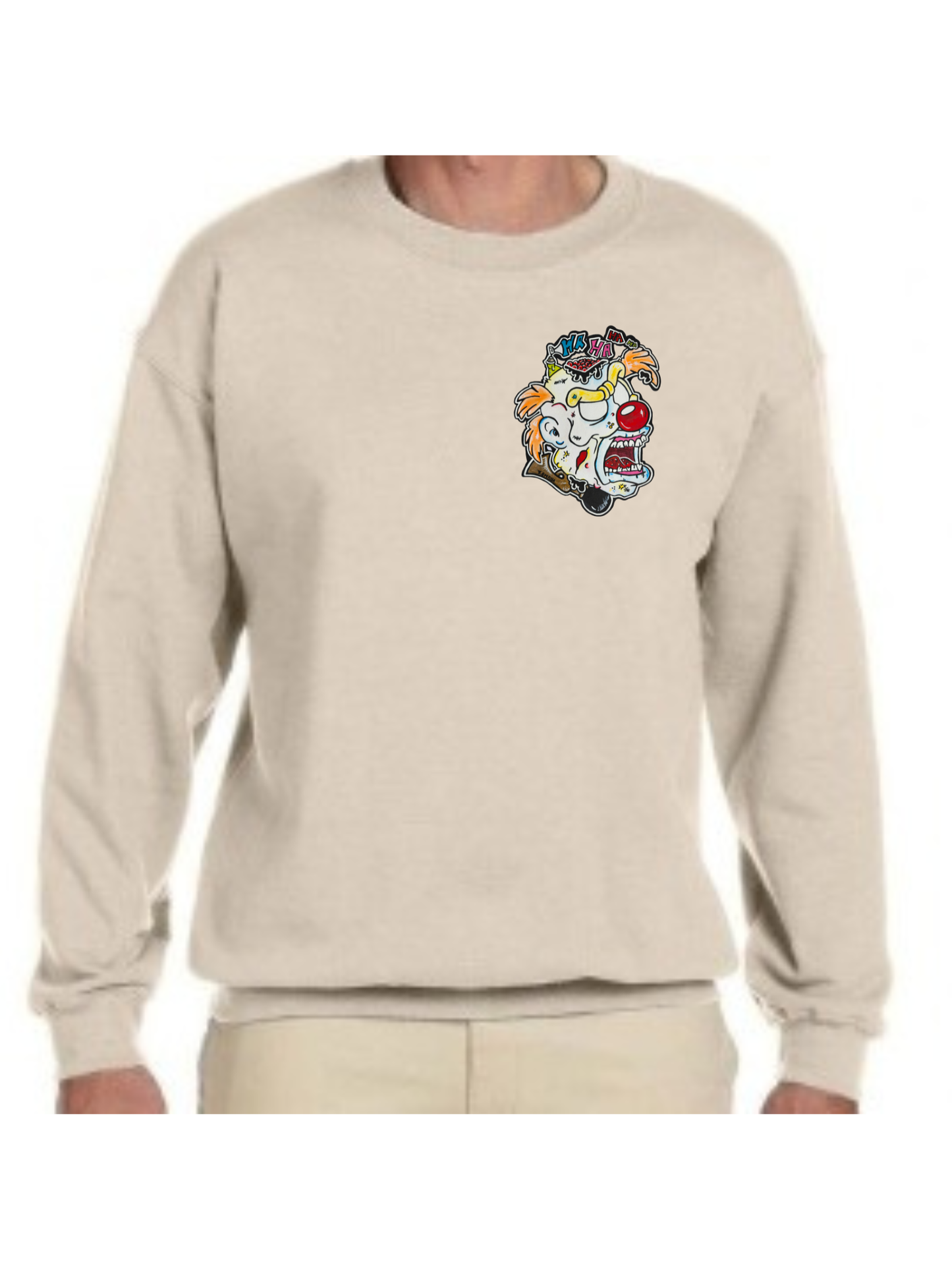 Crewneck Zombie clown