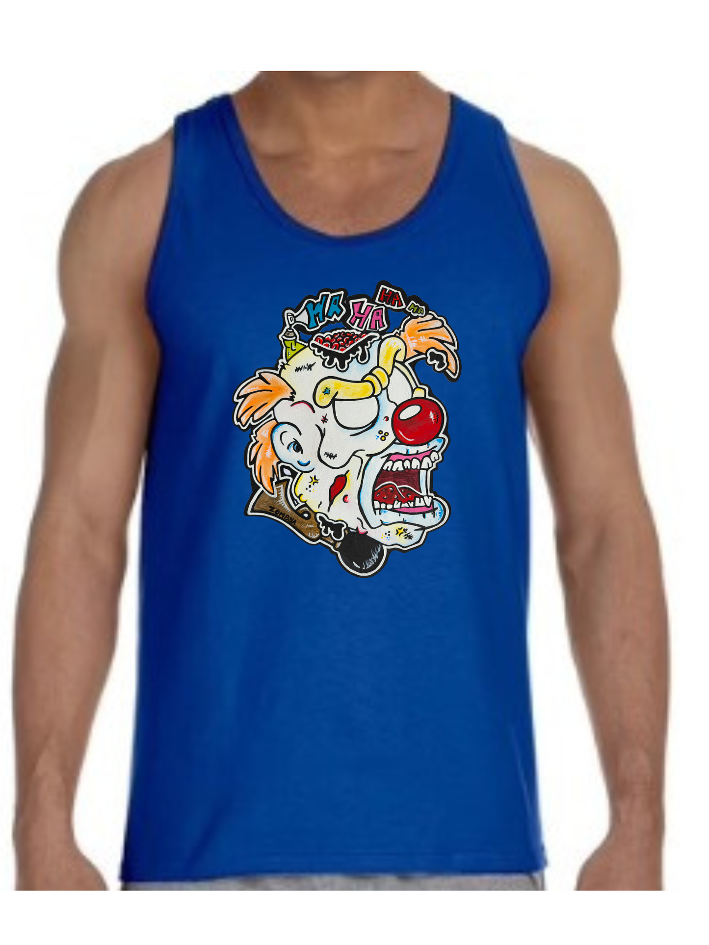 Camisole homme Zombie clown