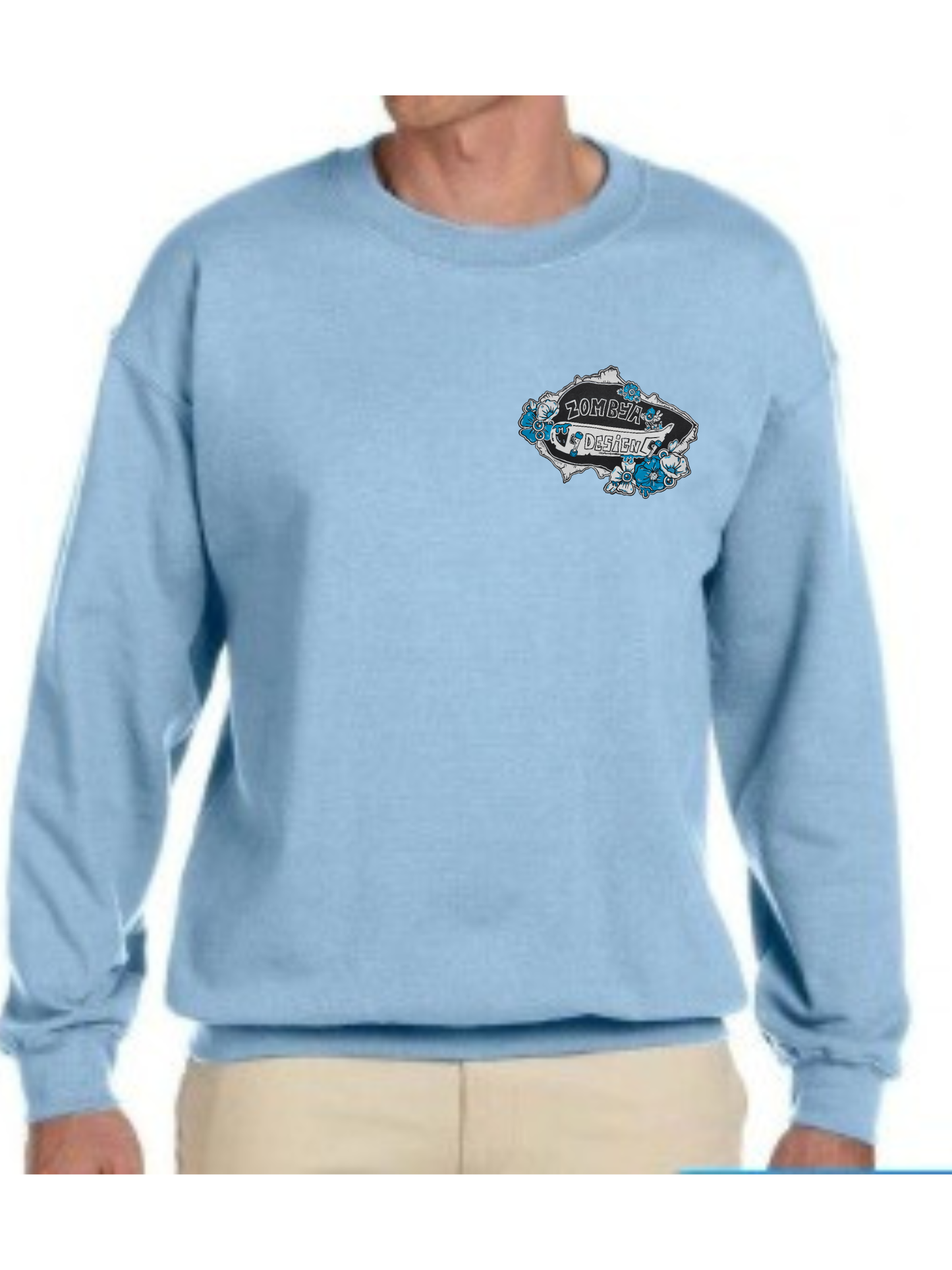 Crewneck Zombya Design