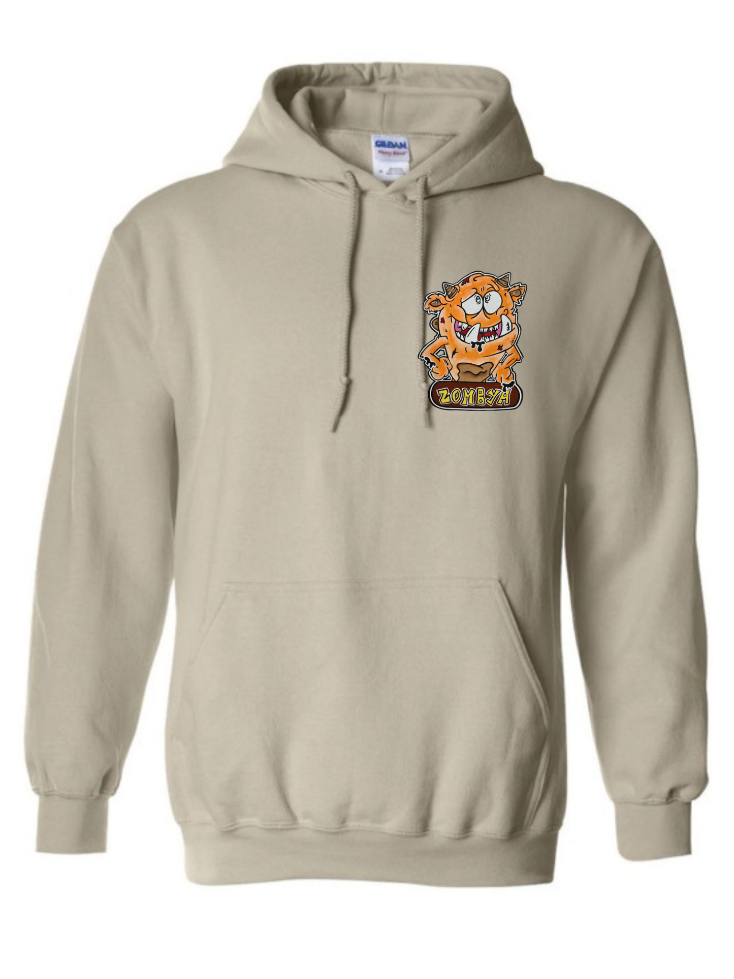 Hoodies Monstre orange