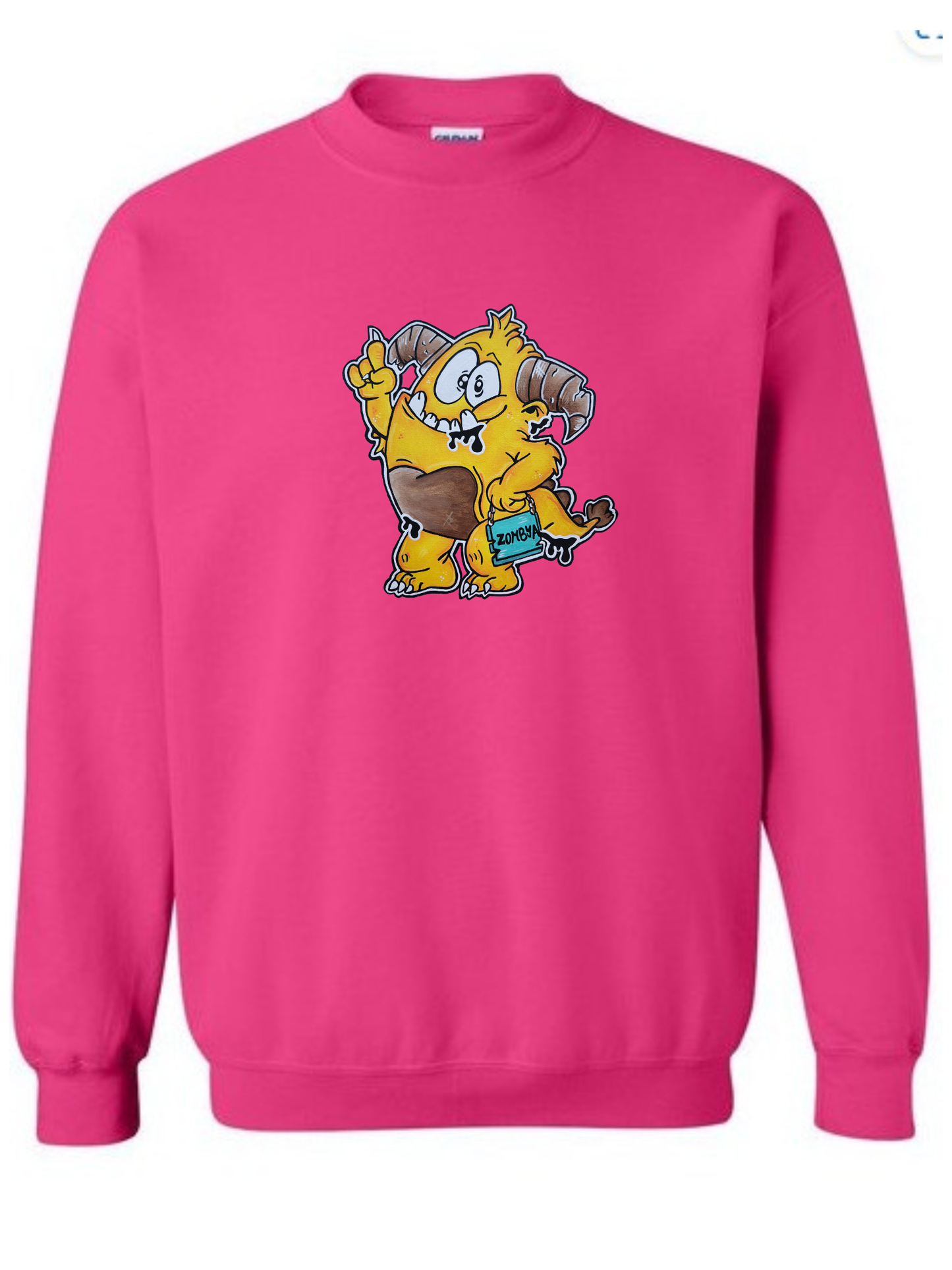 Crewneck Monstre jaune