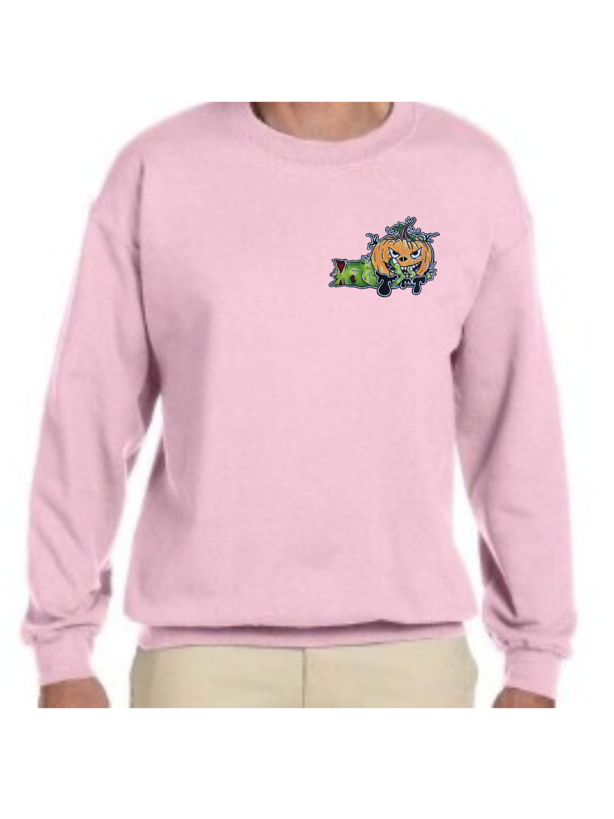 Crewneck Main zombie citrouille