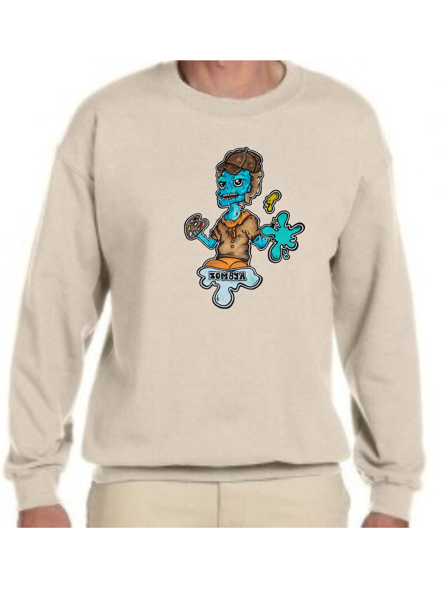 Crewneck Zombie artiste