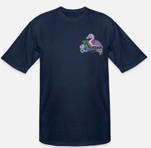 T-shirt flamant rose