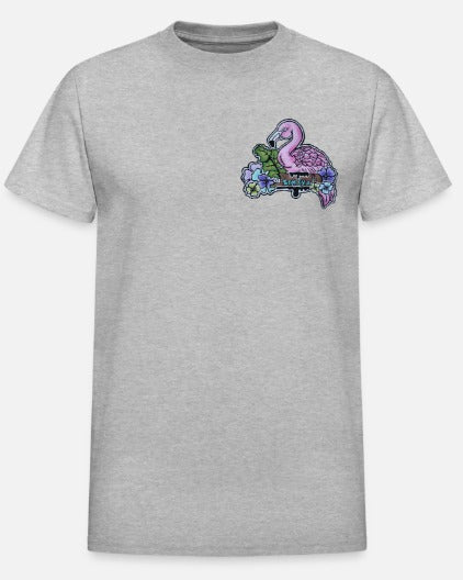 T-shirt flamant rose