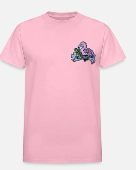 T-shirt flamant rose