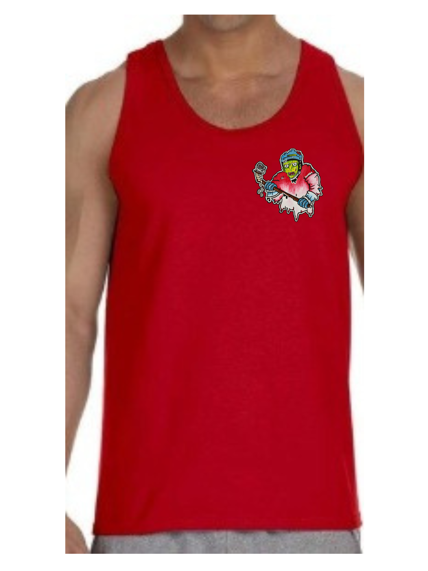 Camisole homme Joueur zombie hockey