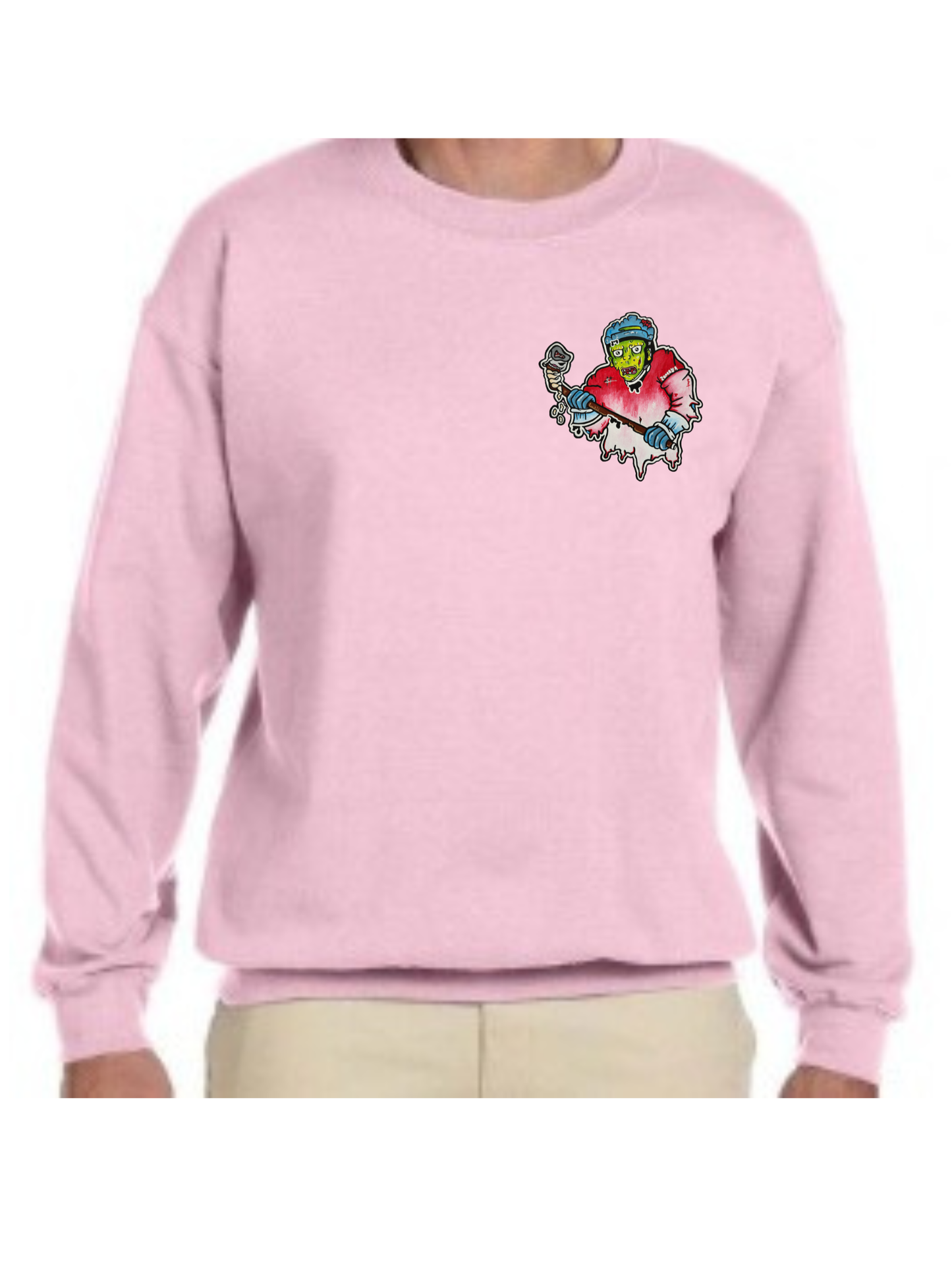 Crewneck Joueur zombie hockey