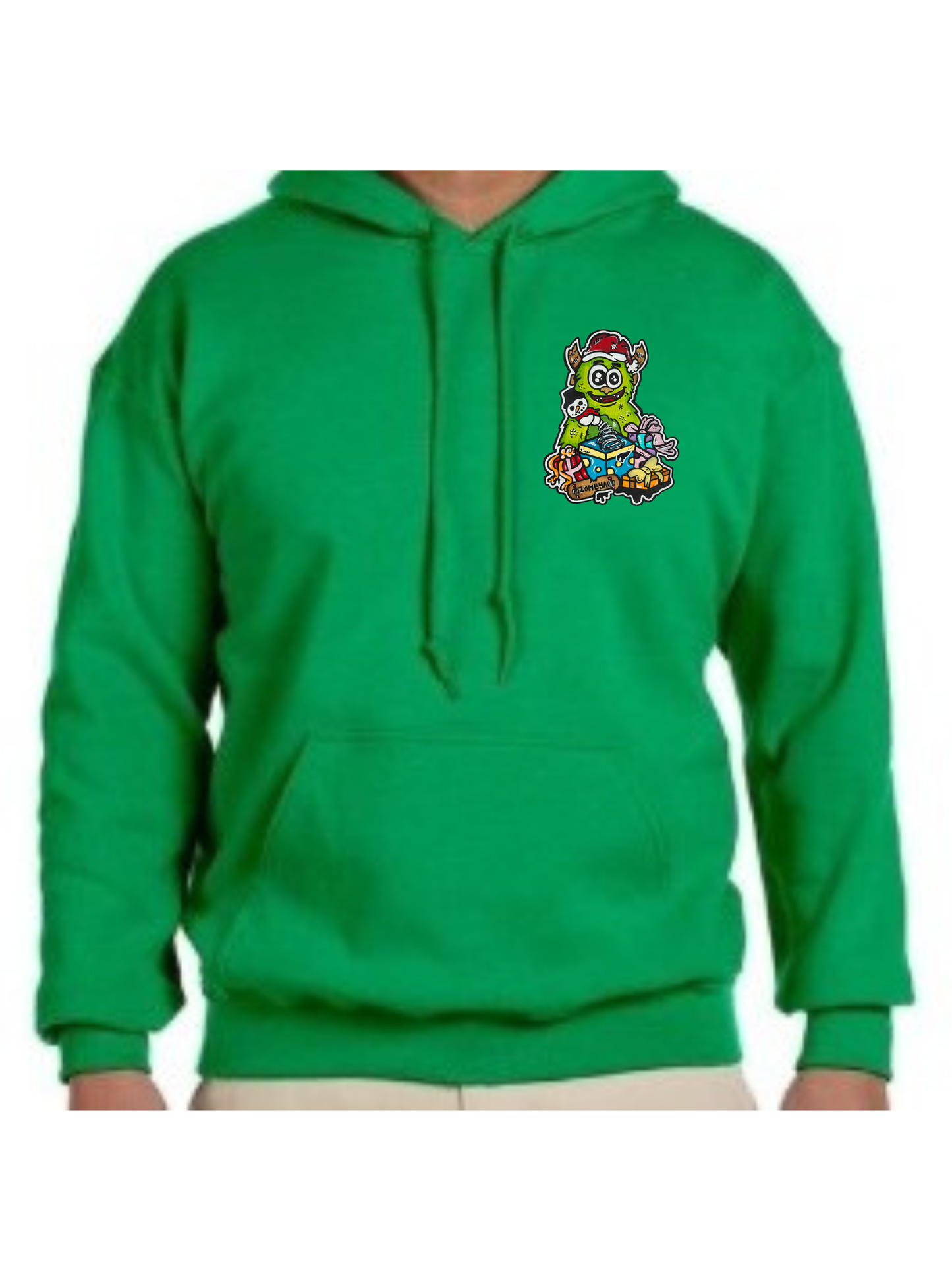 Hoodies Monstre vert Noël