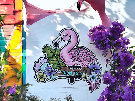 Thermos flamant rose