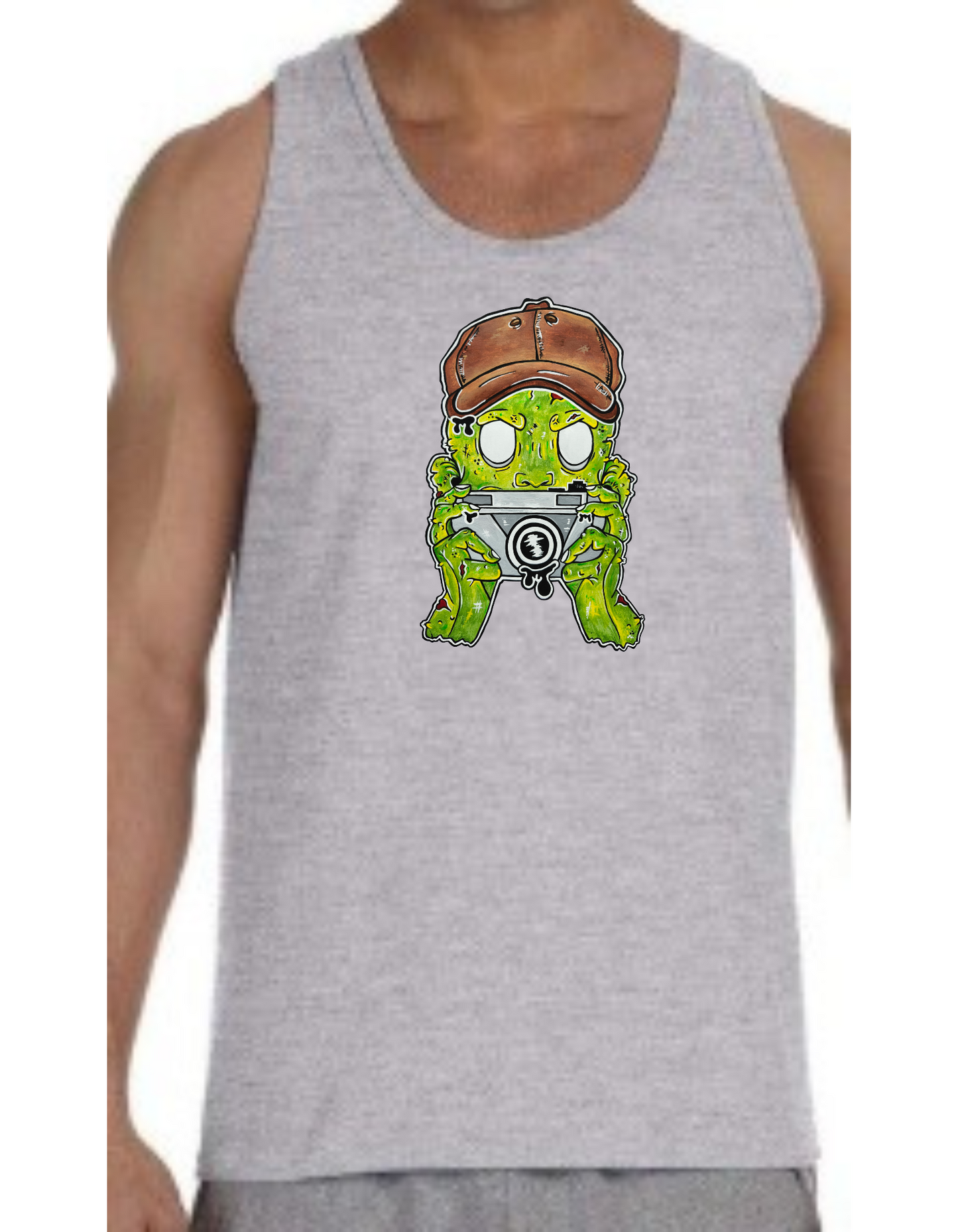 Camisole homme Zombie photographe