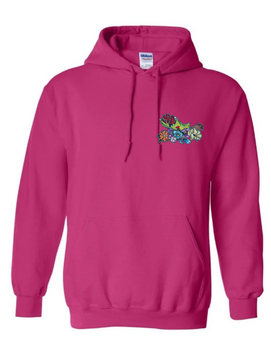 Hoodies  enfant Main zombie coeur fleur
