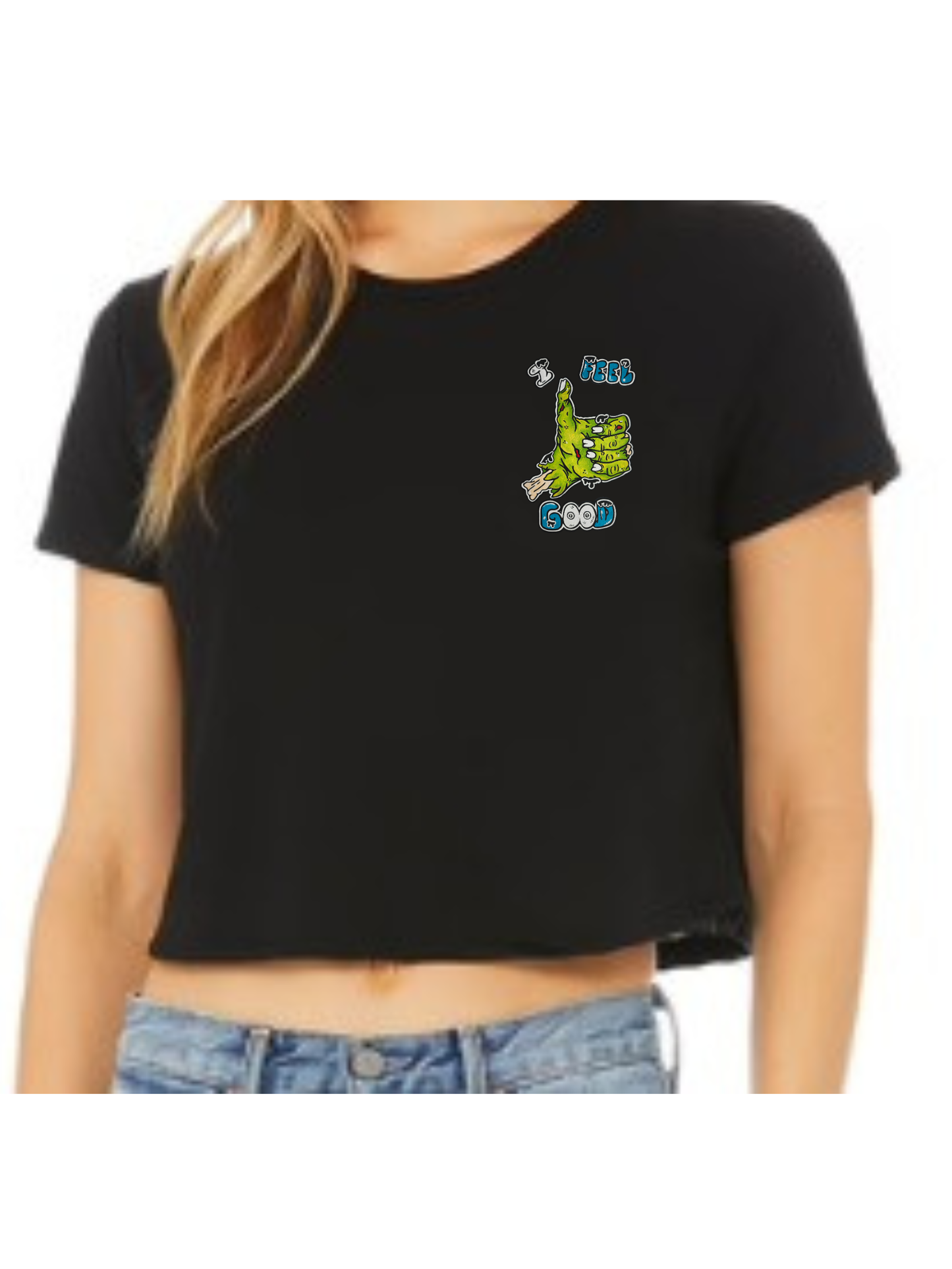 Crop top I feel good