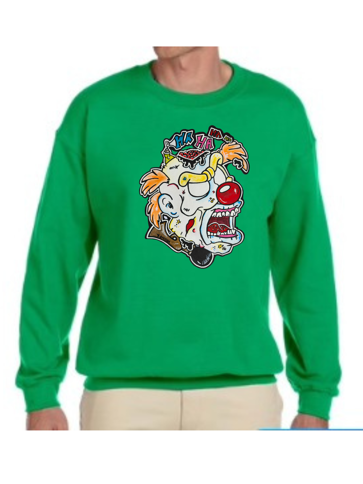 Crewneck Zombie clown