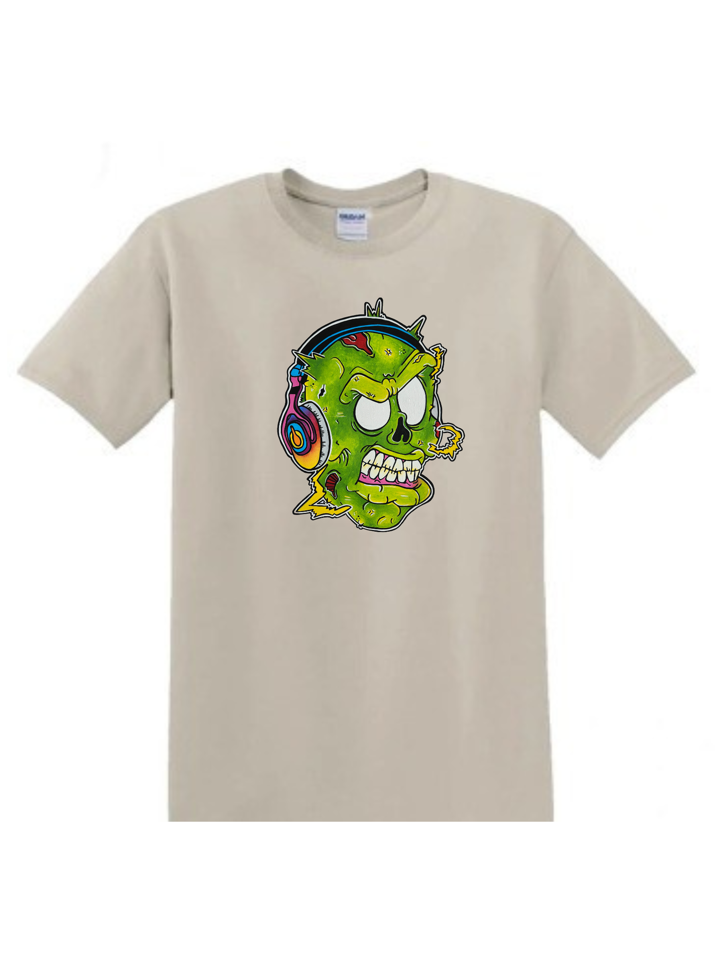 T-shirt Zombie écouteur