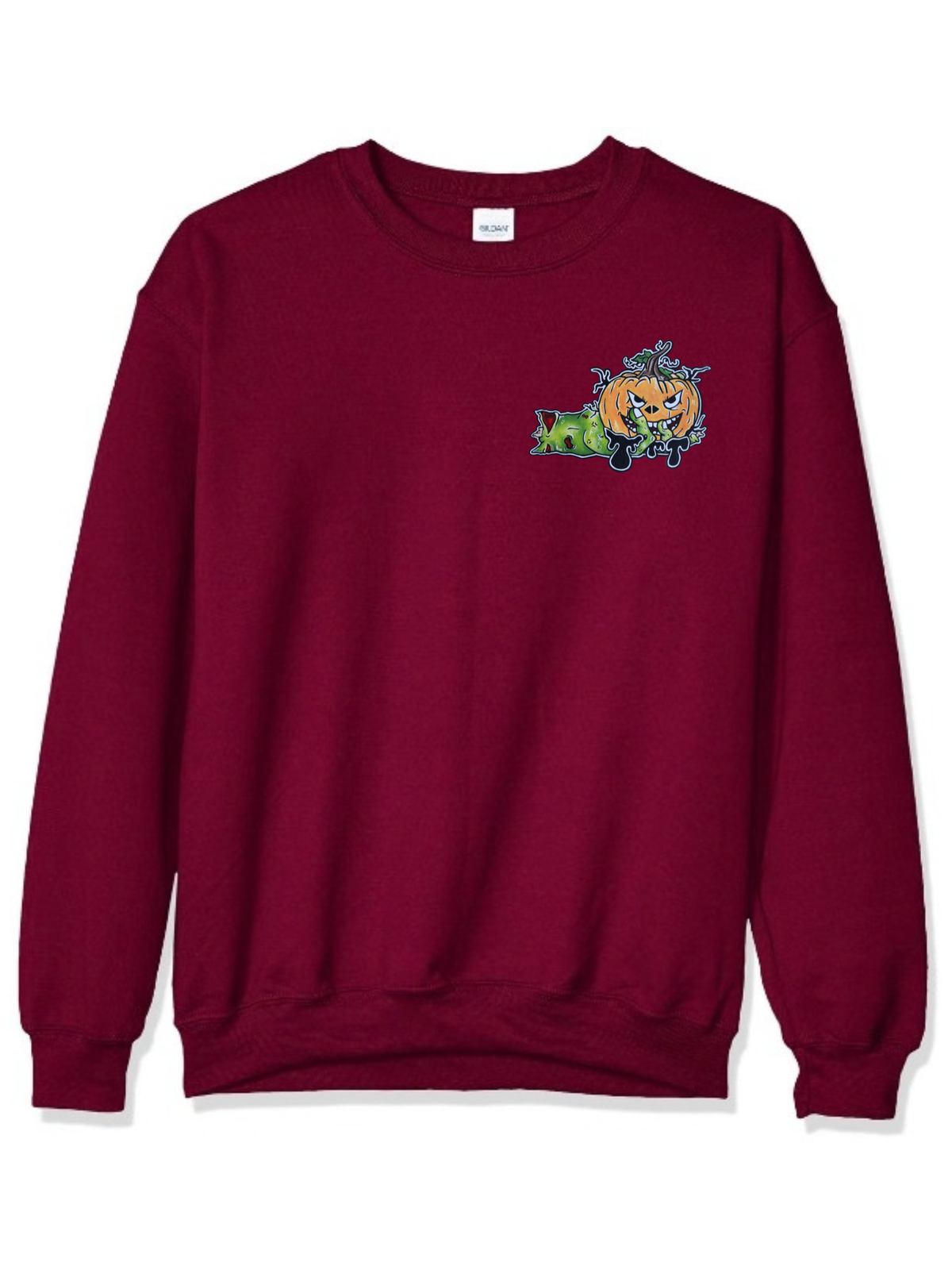 Crewneck Main zombie citrouille