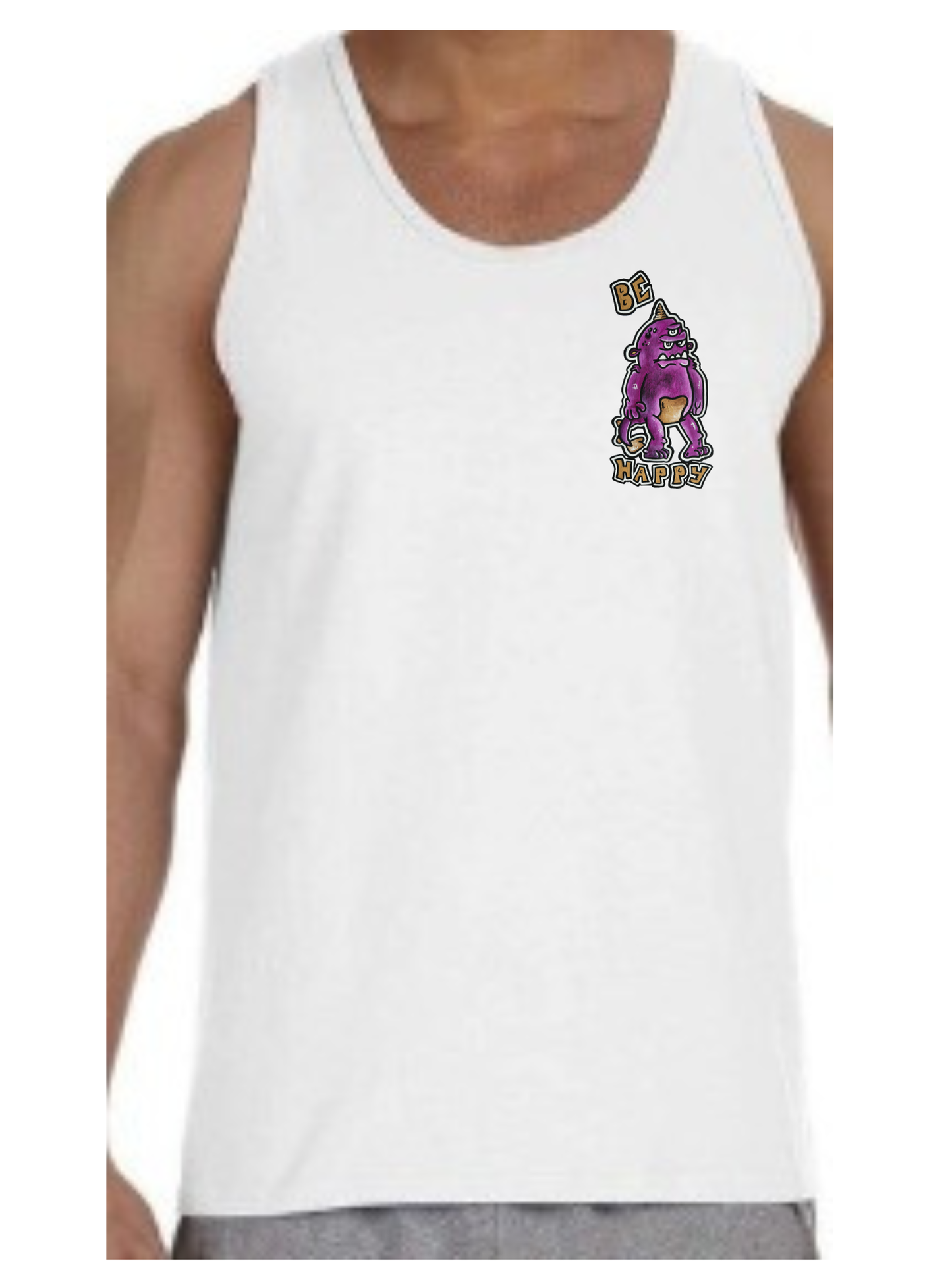 Camisole homme Be happy