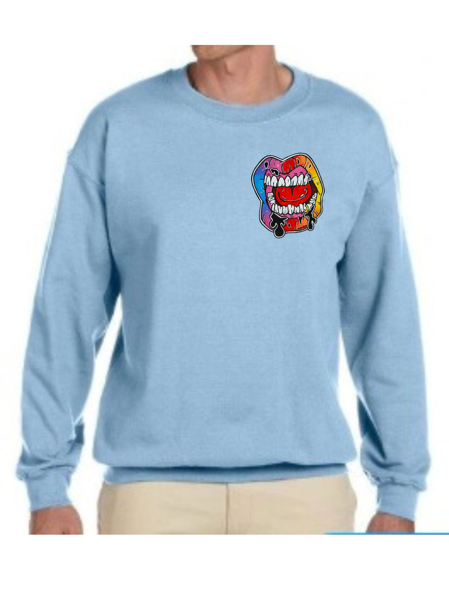 Crewneck Lèvre multicolore