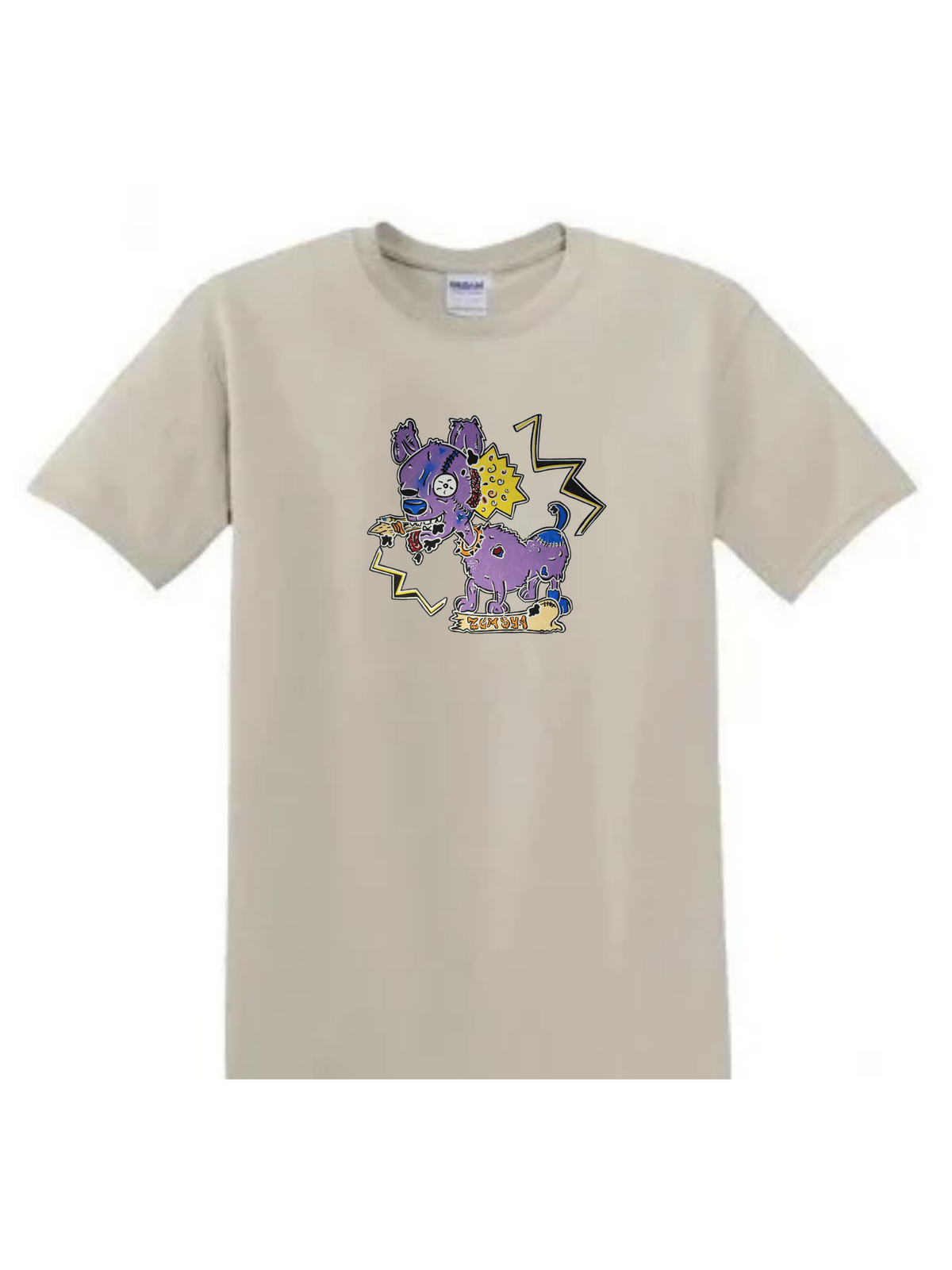 T-shirt enfant Chien zombie