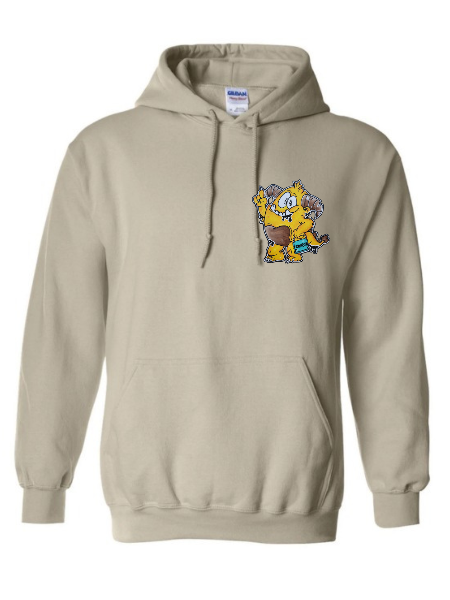 Hoodies Monstre jaune