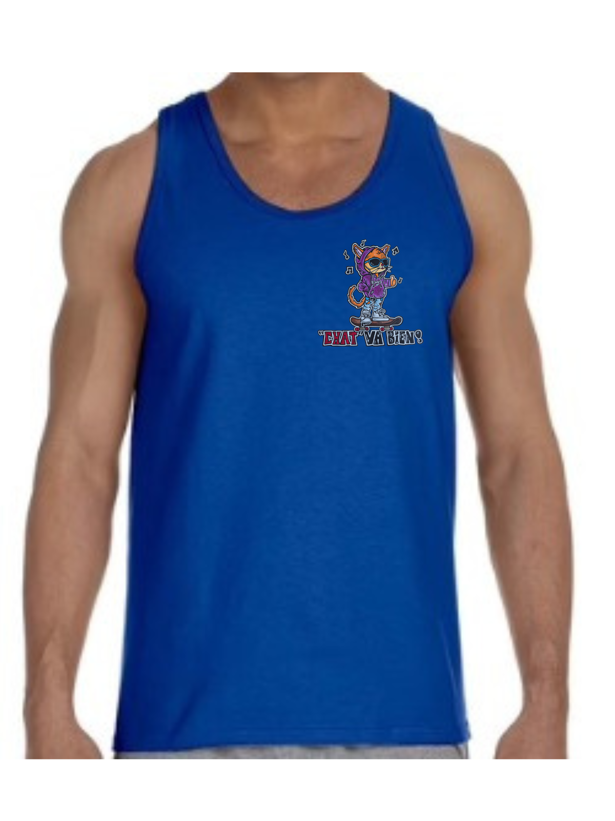 Camisole homme Chat va bien