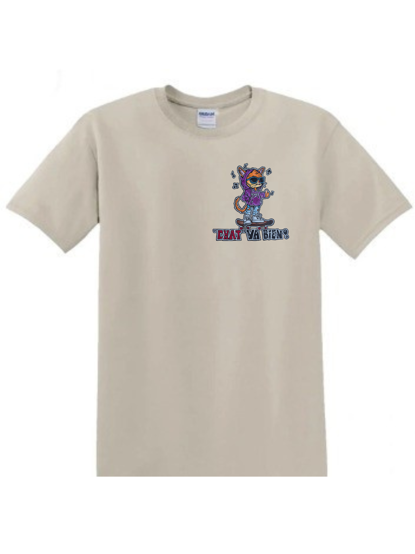 T-shirt Chat va bien