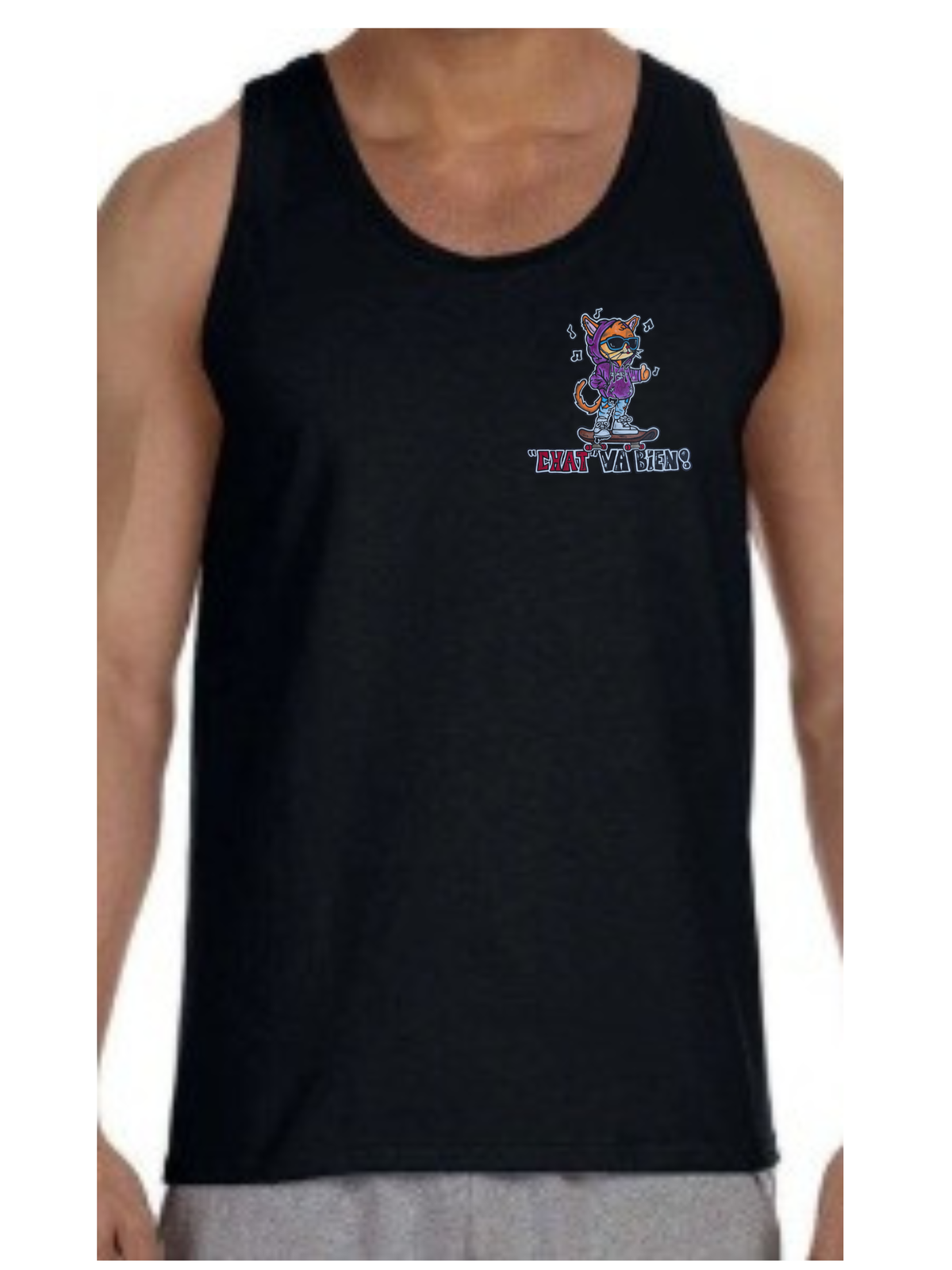 Camisole homme Chat va bien