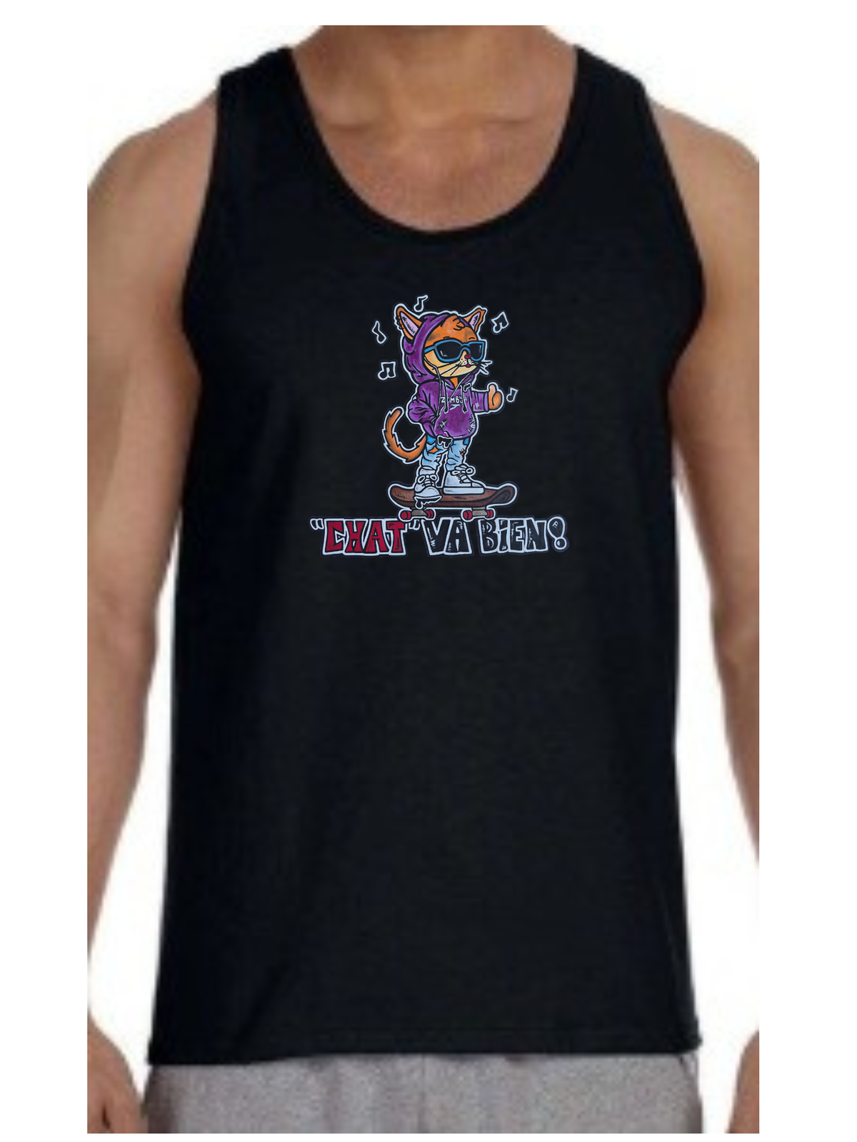 Camisole homme Chat va bien