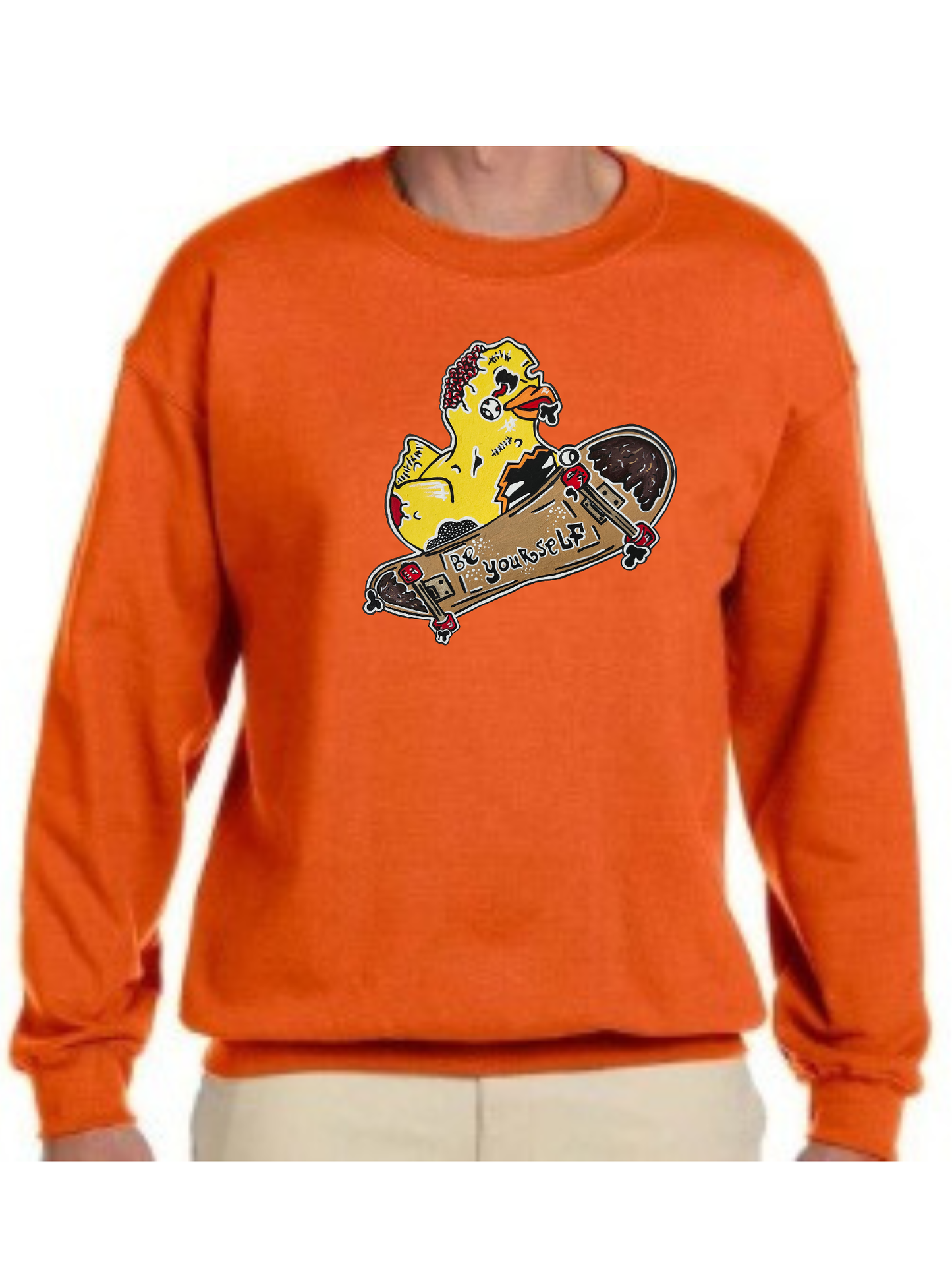 Crewneck adulte Canard Zombie
