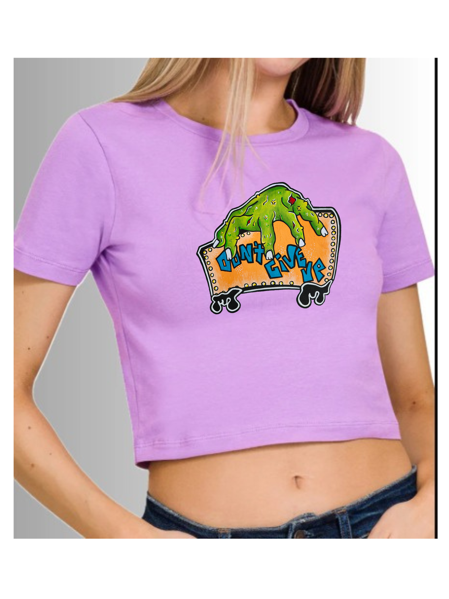 Crop top Dont't give up