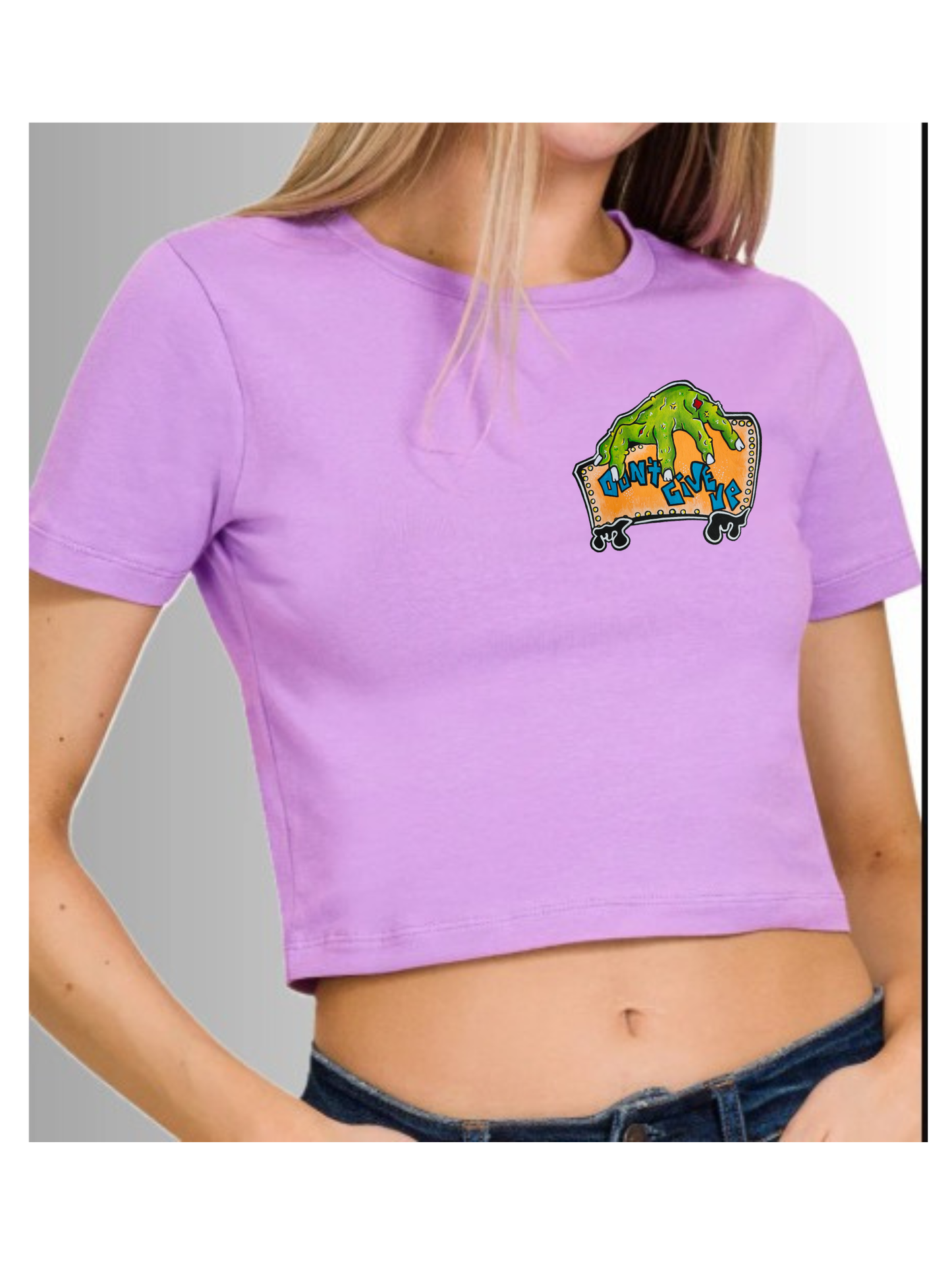 Crop top Don't give up