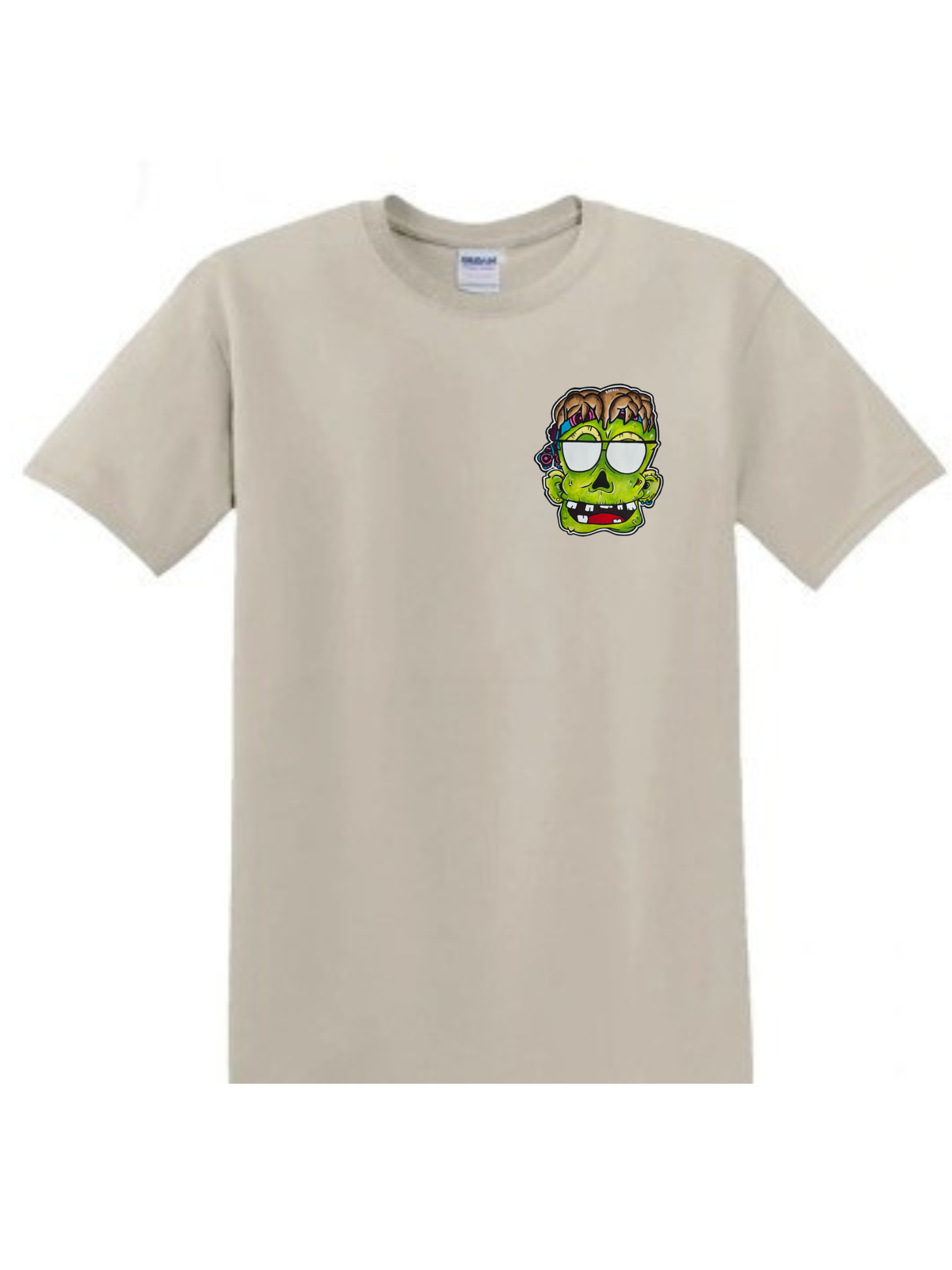 T-shirt Zombie lunette soleil
