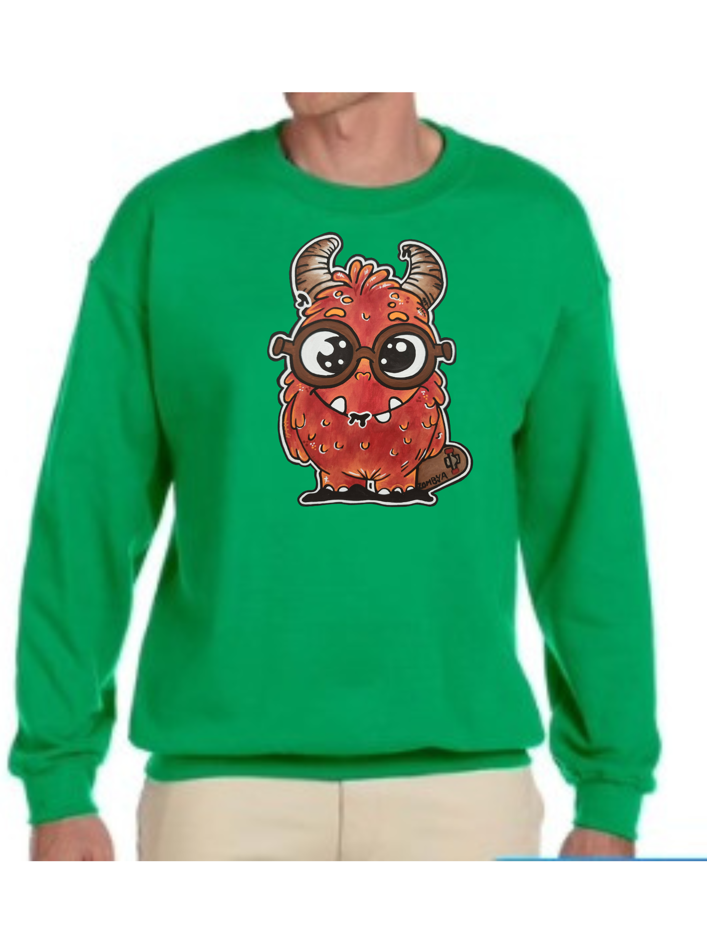 Crewneck Monstre rouge
