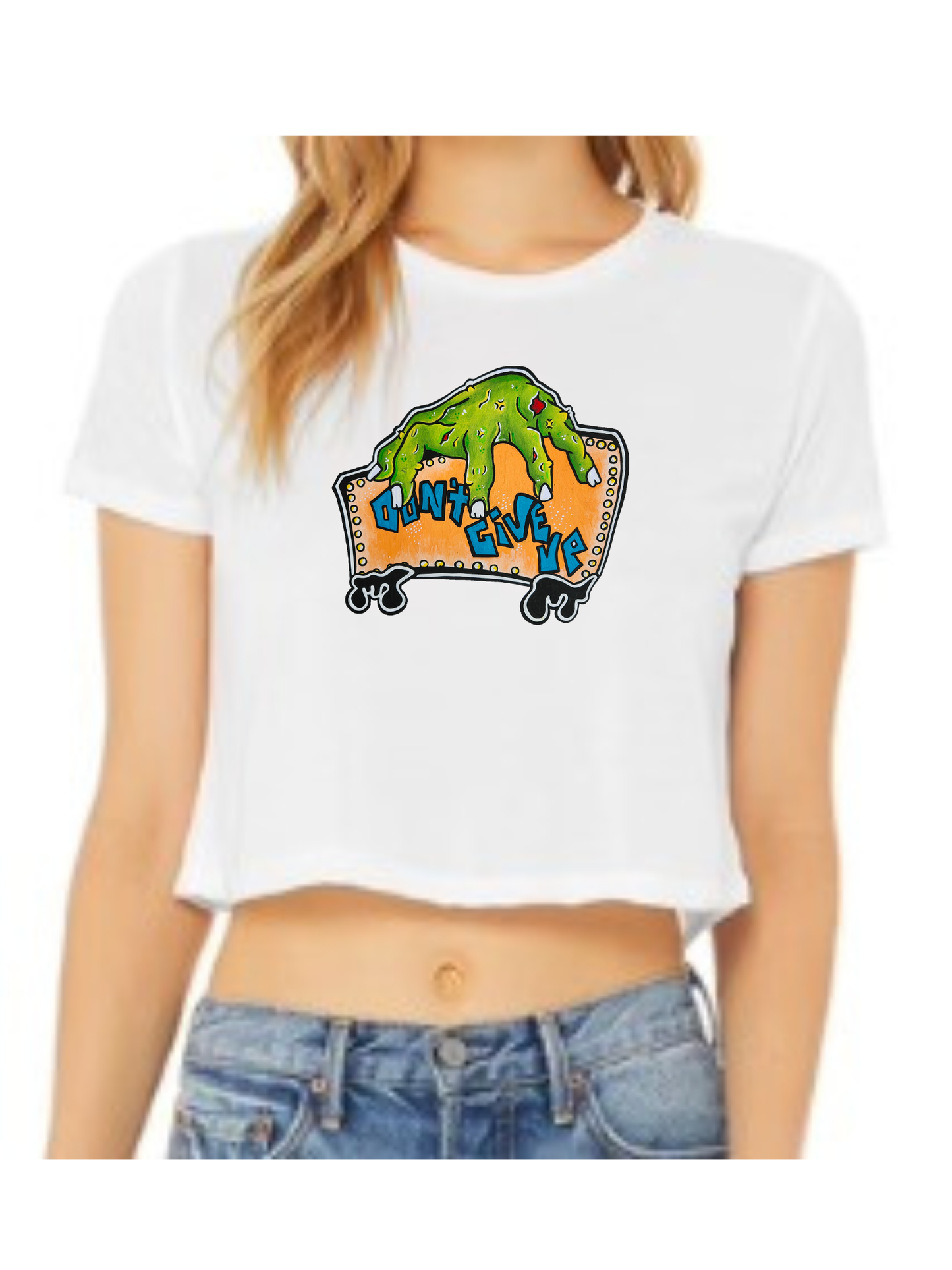 Crop top Dont't give up