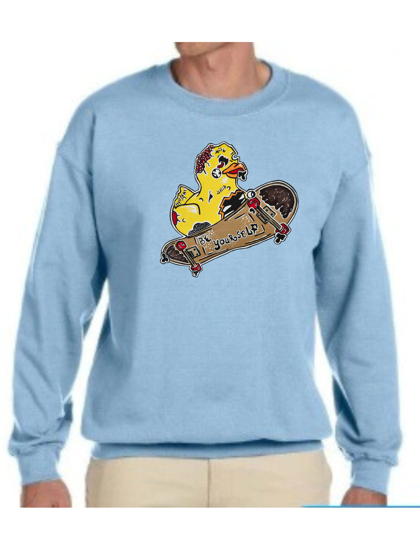 Crewneck adulte Canard Zombie