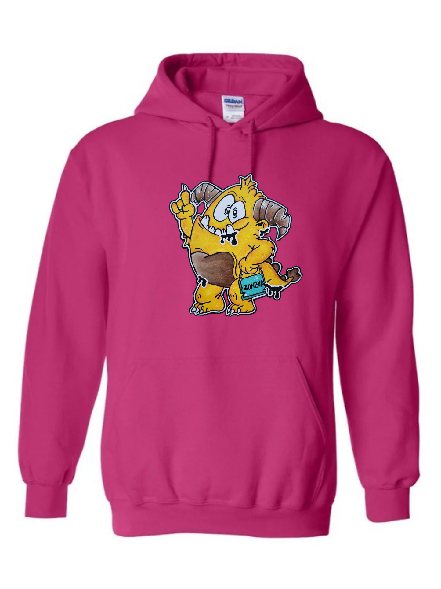 Hoodies enfant monstre jaune