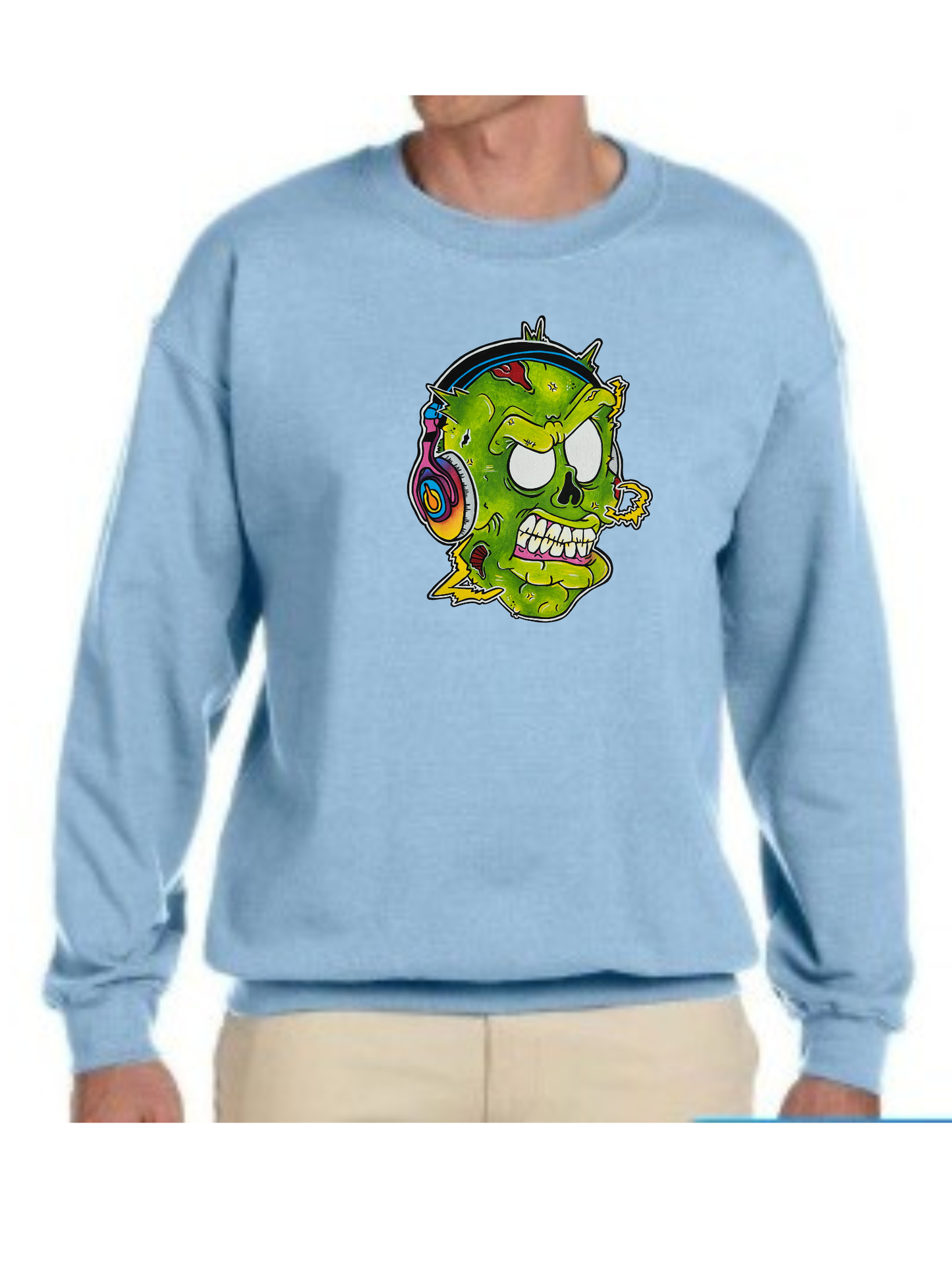 Crewneck Zombie écouteur