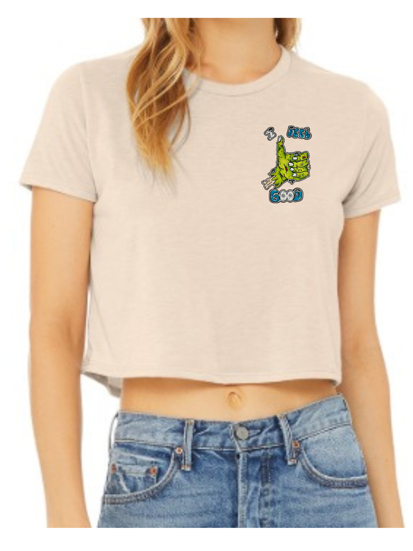 Crop top I feel good