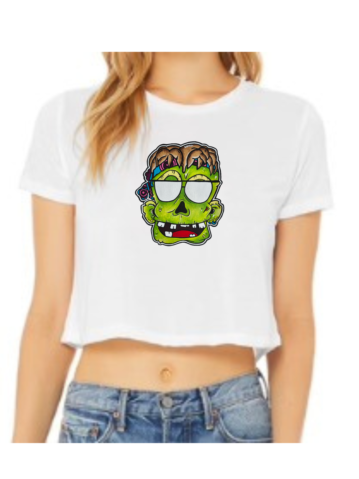 Crop top Zombie lunette de soleil
