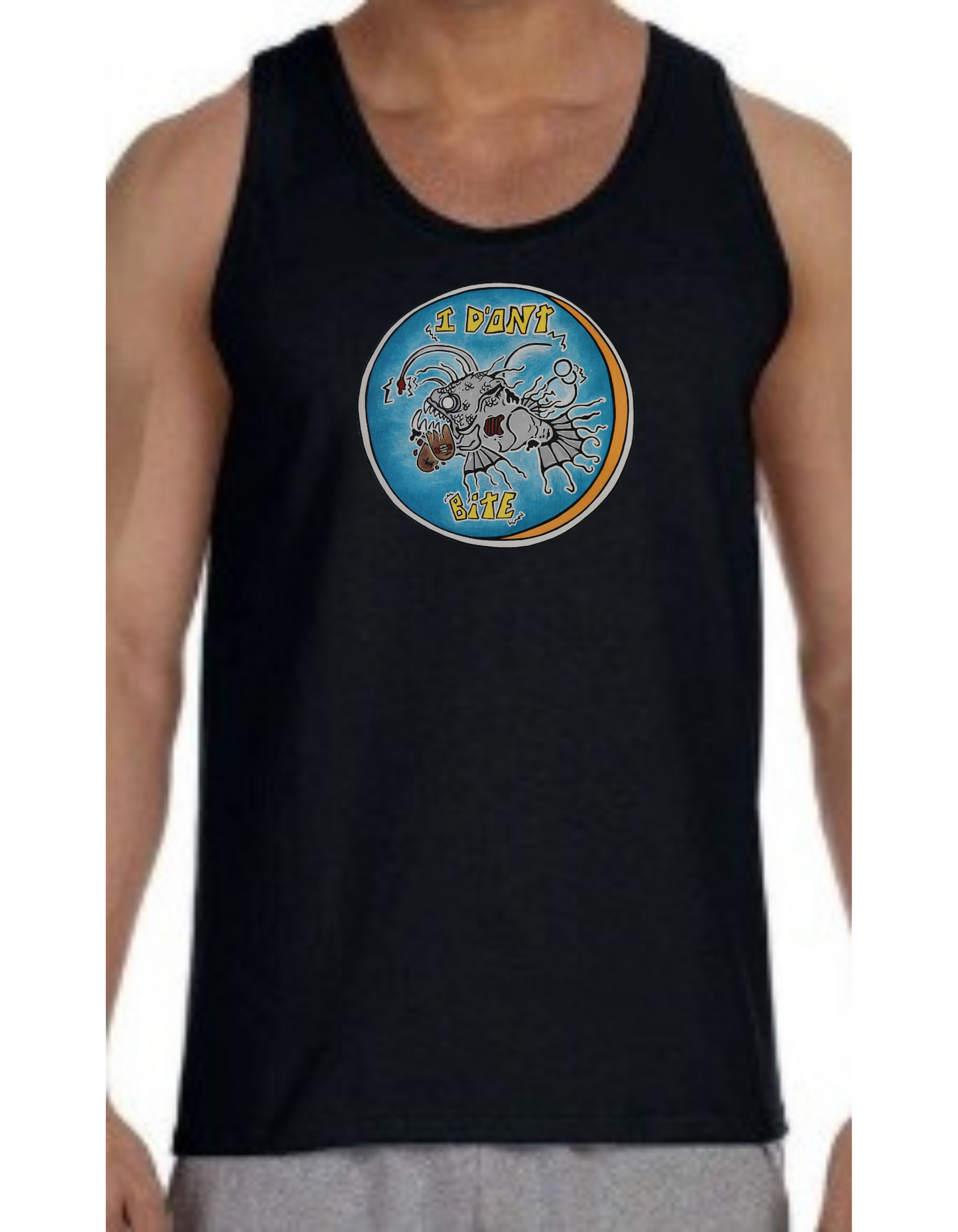 Camisole homme Poisson lanterne (gros)