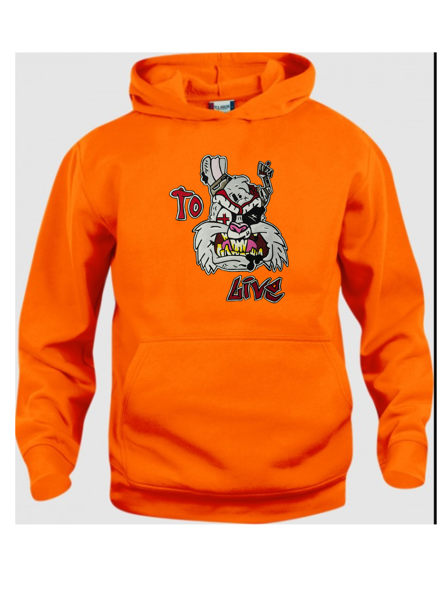 Hoodies enfant lapin to live