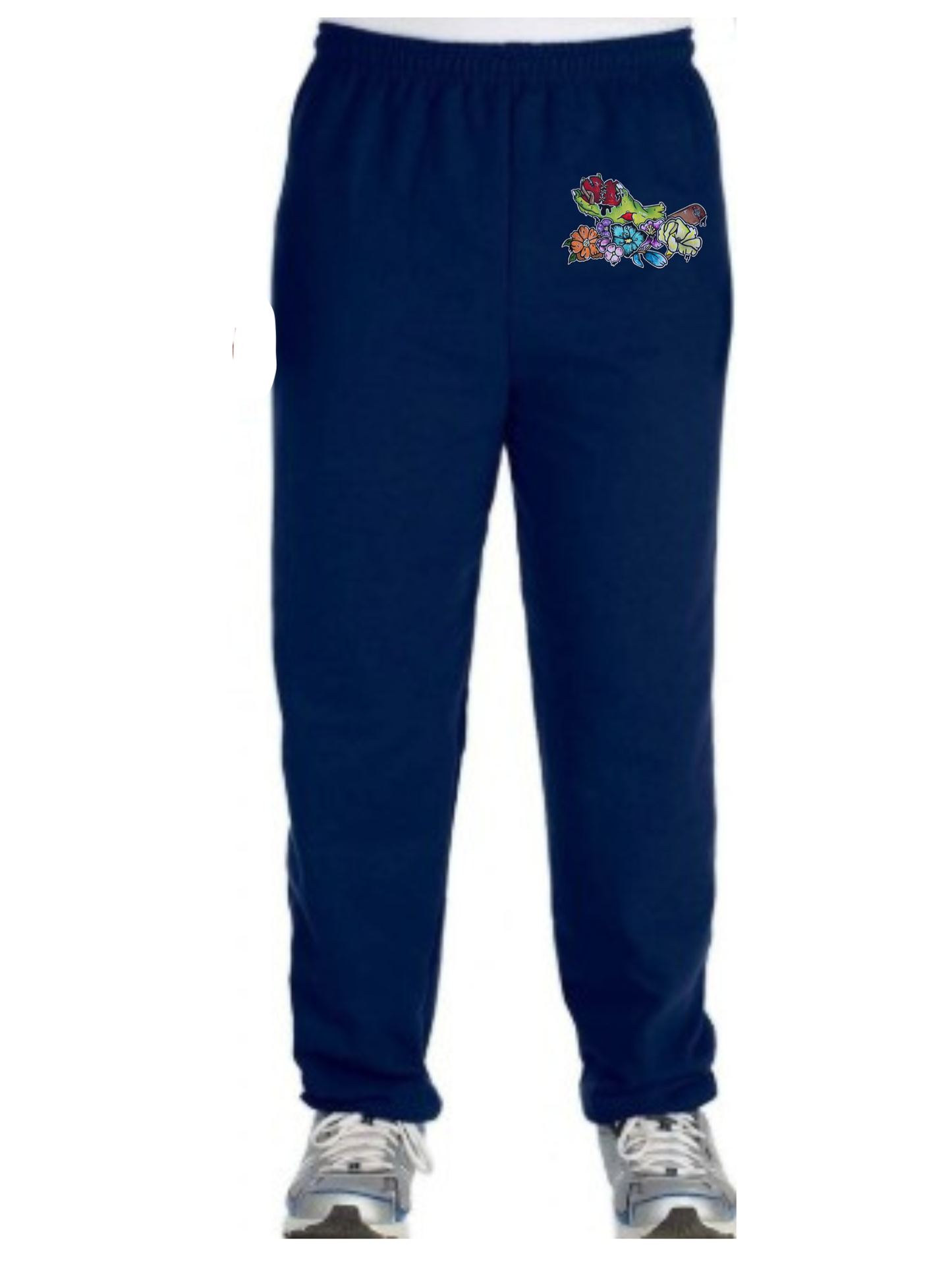 Jogging unisexe Main zombie coeur fleur