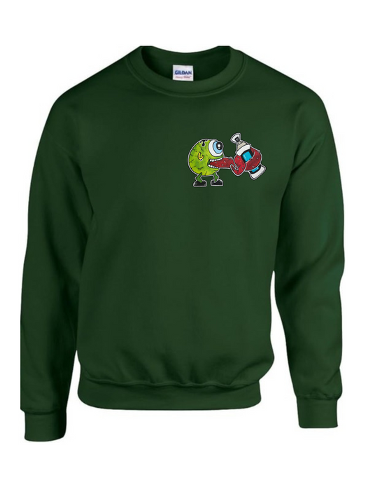 Crewneck monstre oeil vert
