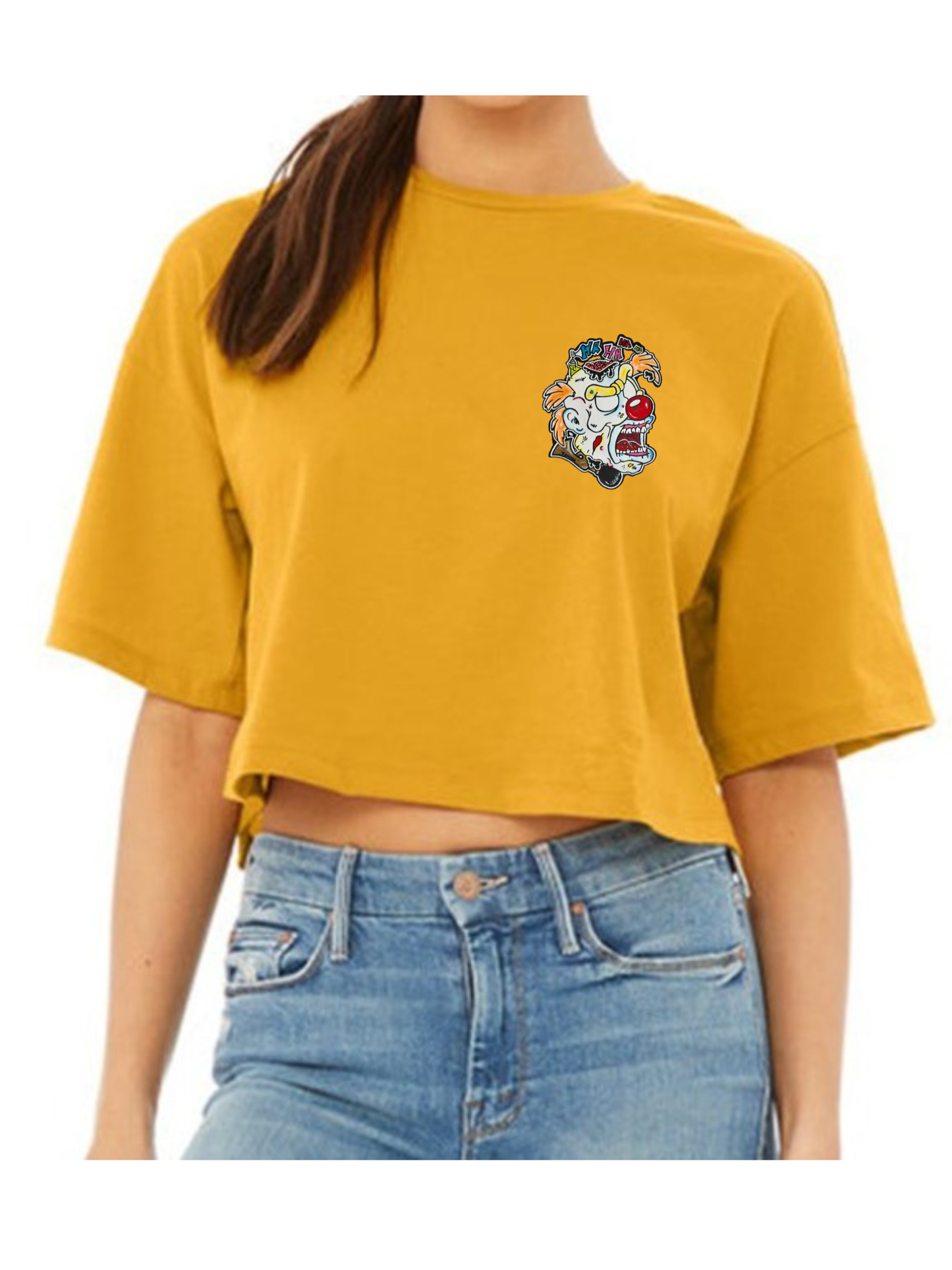 Crop top Zombie clown